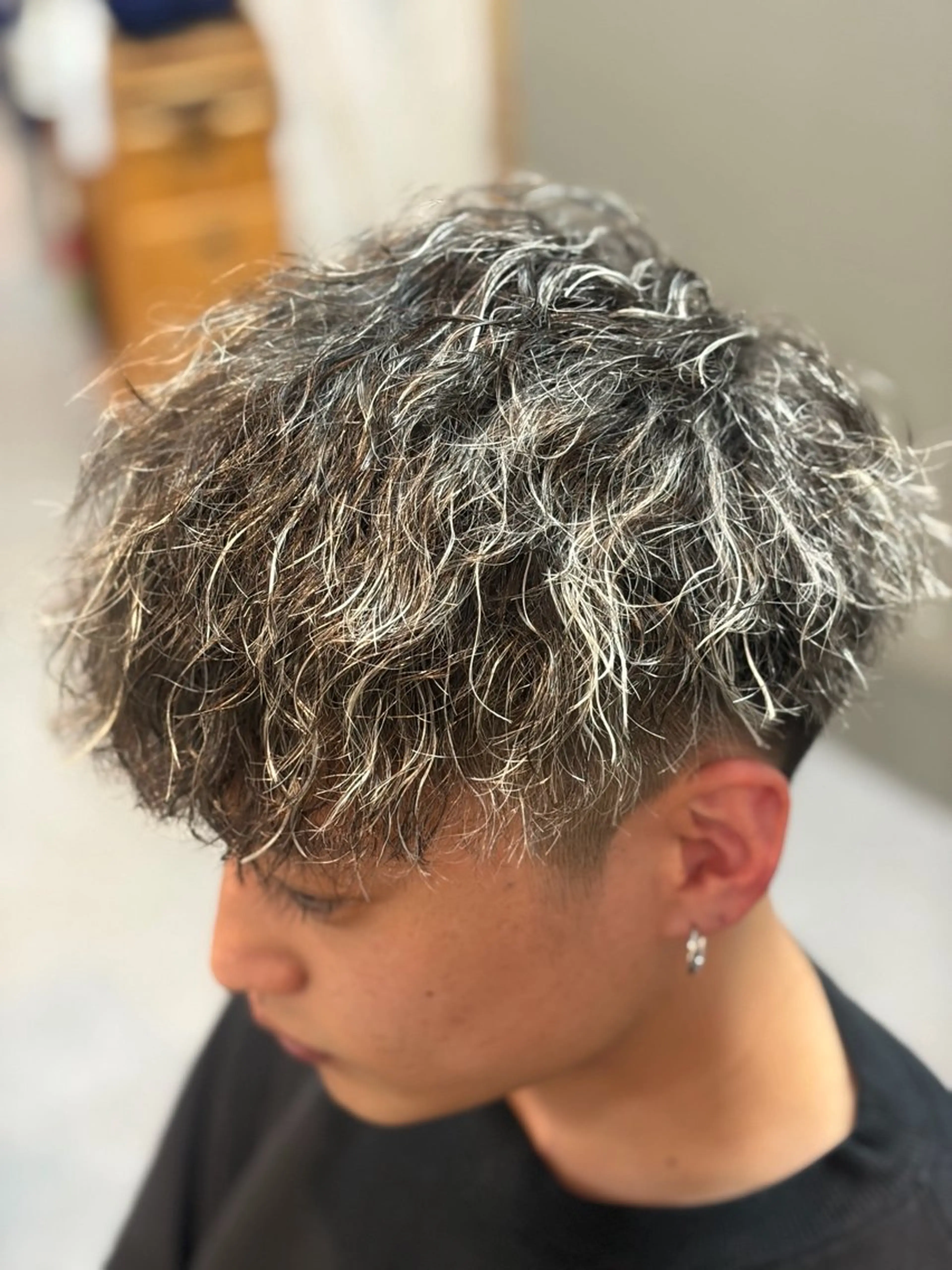 パーマ メンズ カット ヘアカラー パーマ メンズ特化/パーマ/ フェードWATARUのヘアスタイル