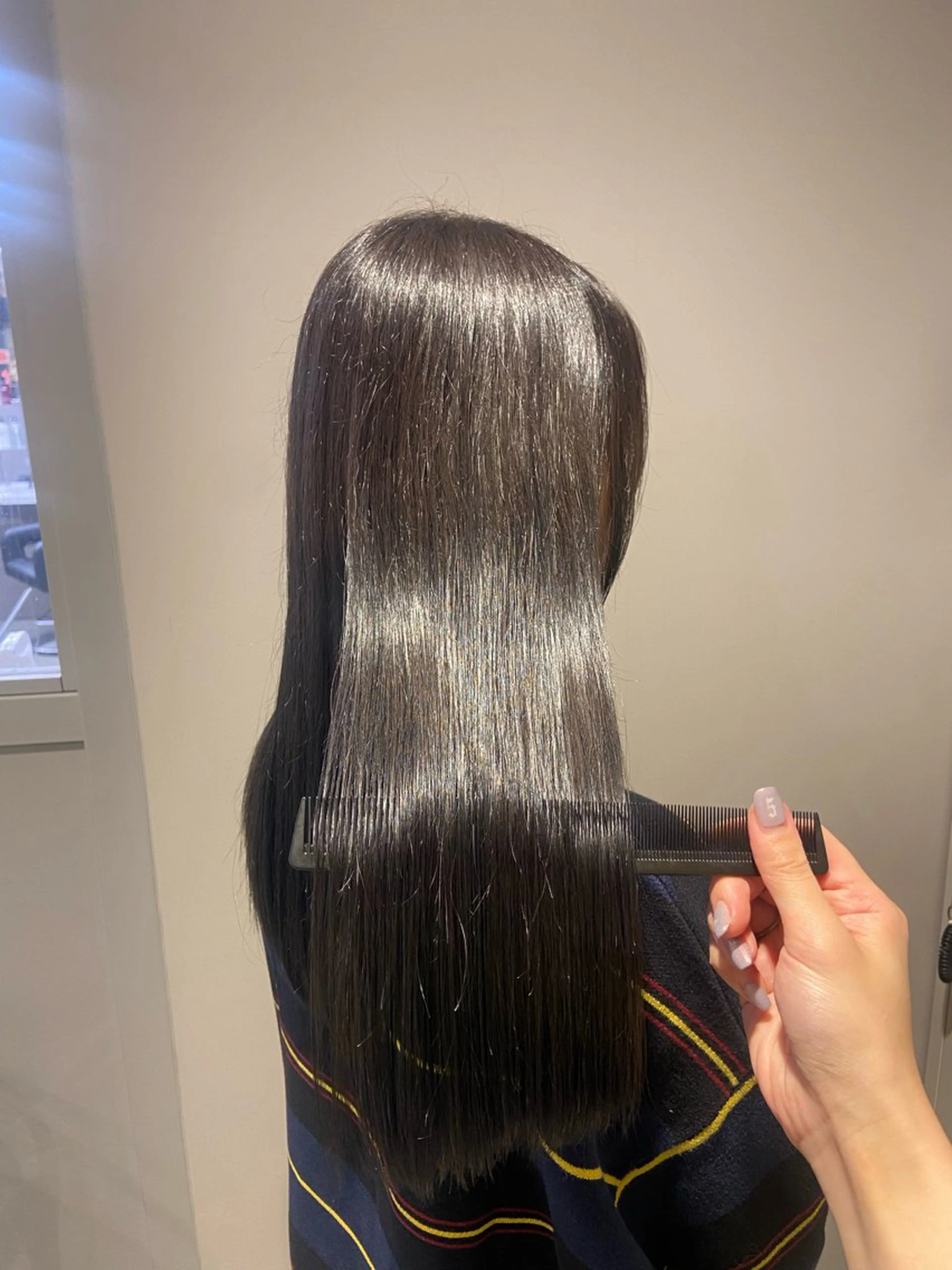 セミロング カラー ヘアアレンジ Over hair_ misakiのヘアスタイル