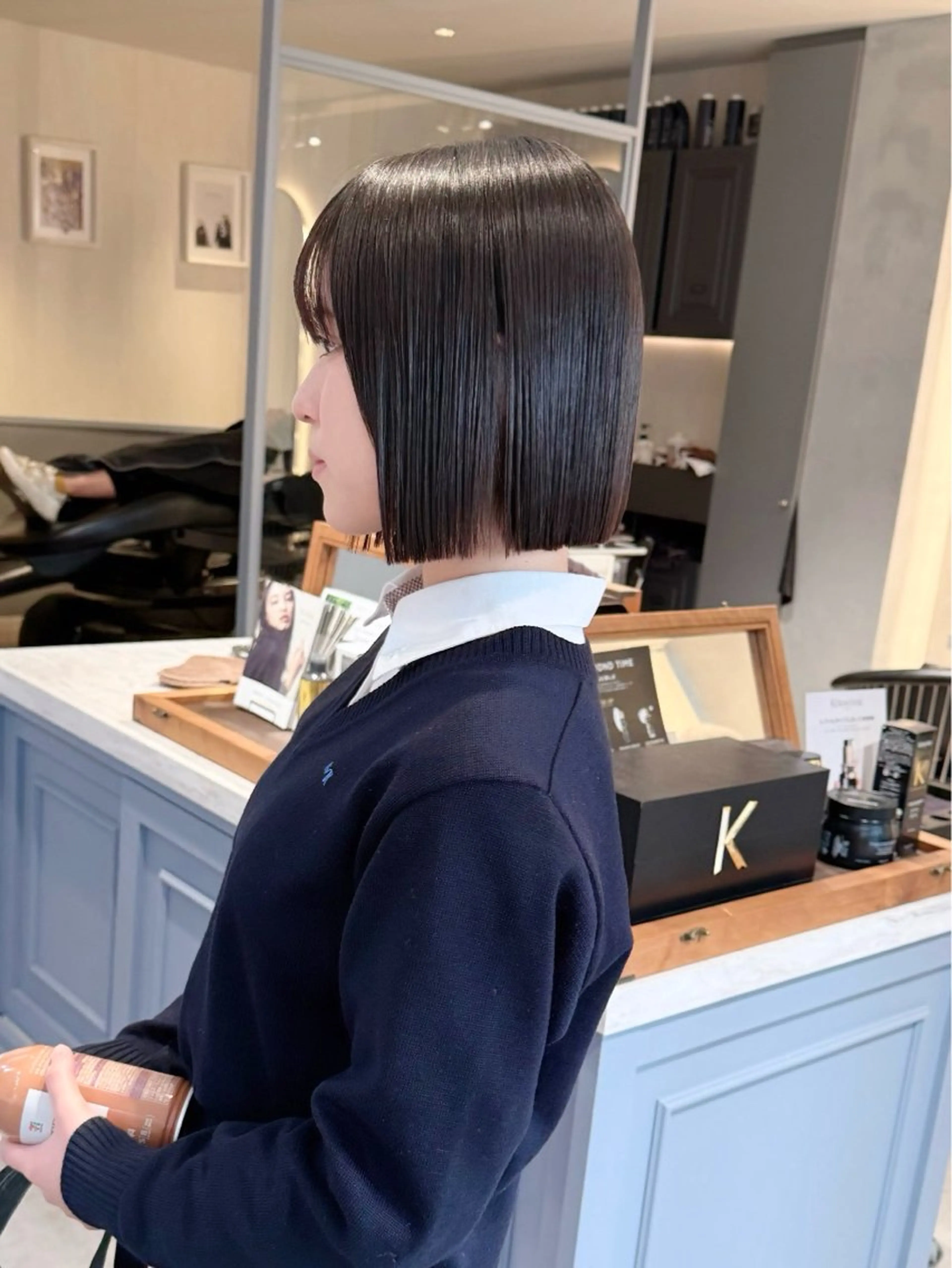 ショート カット トリートメント レイヤー/ボブ 高嶋 優のヘアスタイル