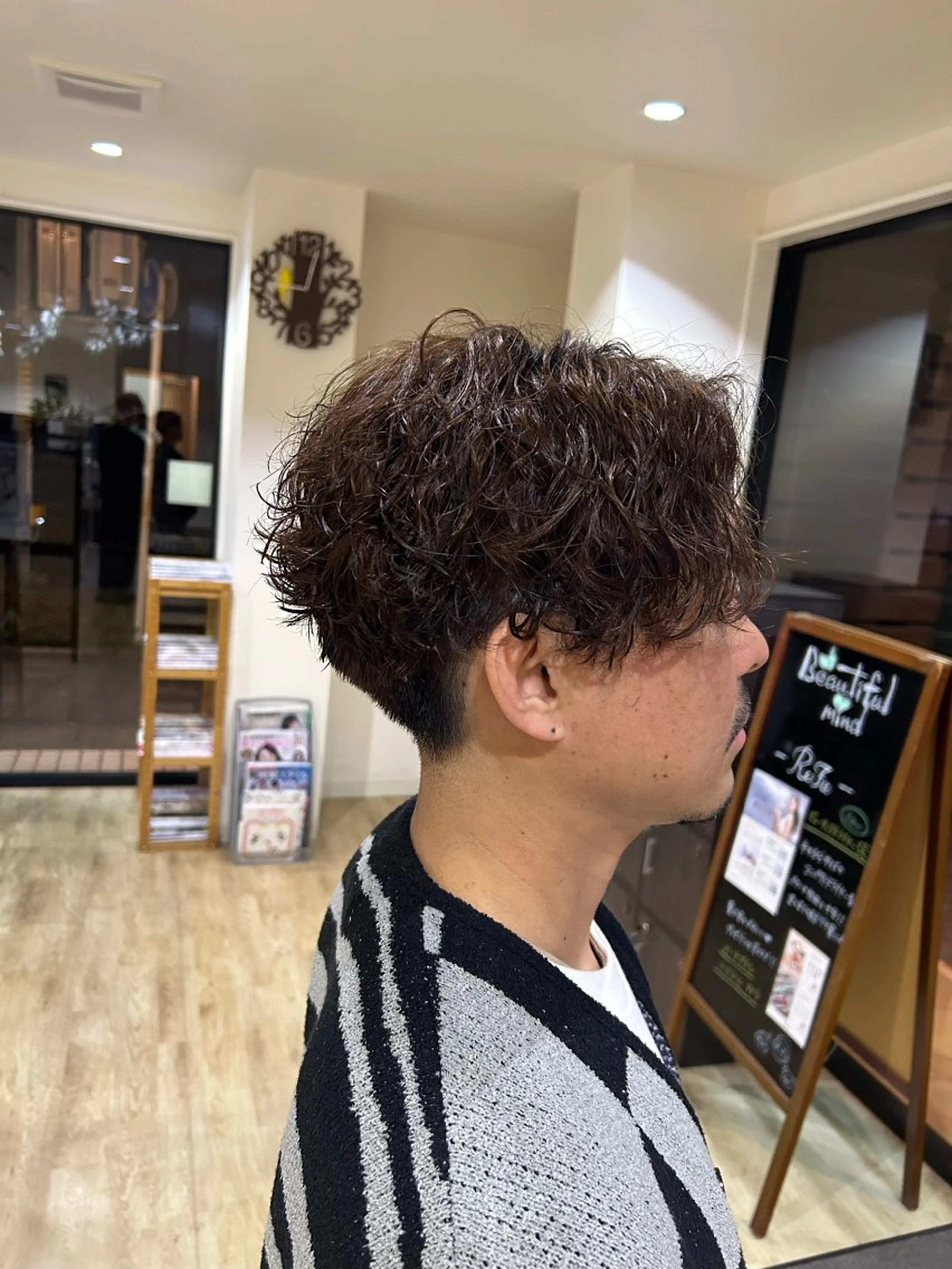 メンズ 縮毛矯正/柔らかツヤ 質感◎蟹江/吉川清保のヘアスタイル