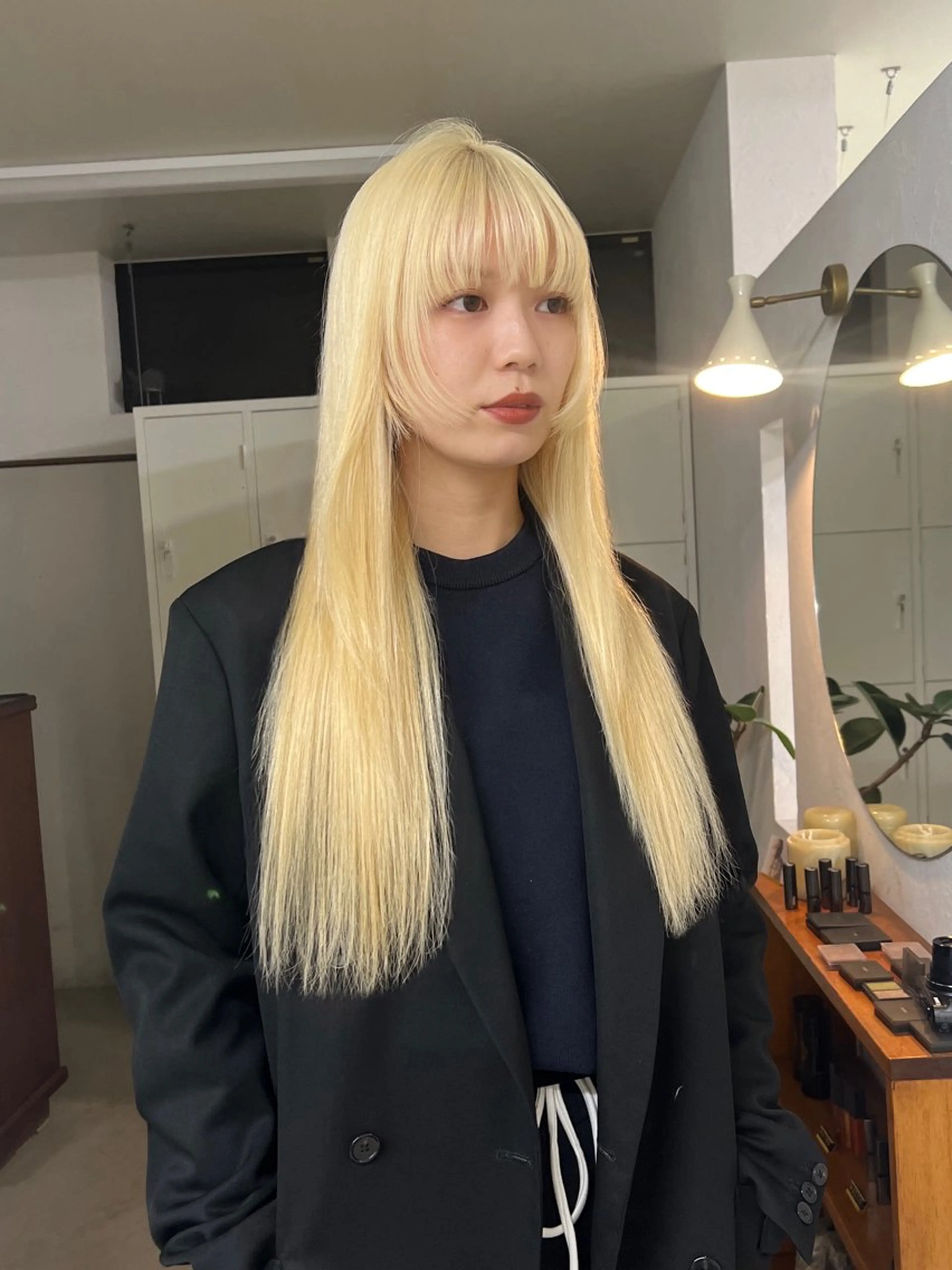 ロング カラー カット ヘアカラー トリートメント 小林 美咲のヘアスタイル