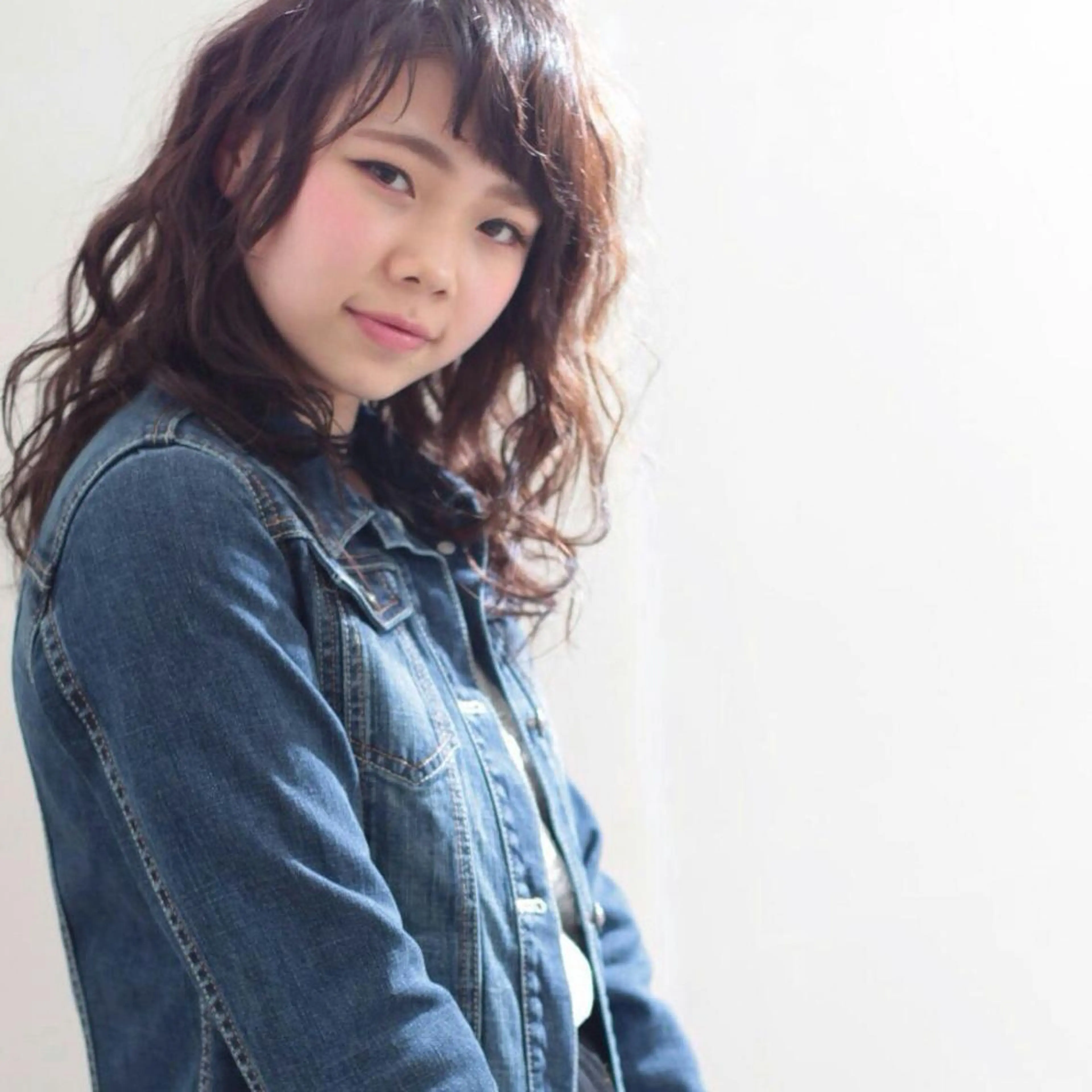 ロング カラー パーマ 須賀 一美のヘアスタイル