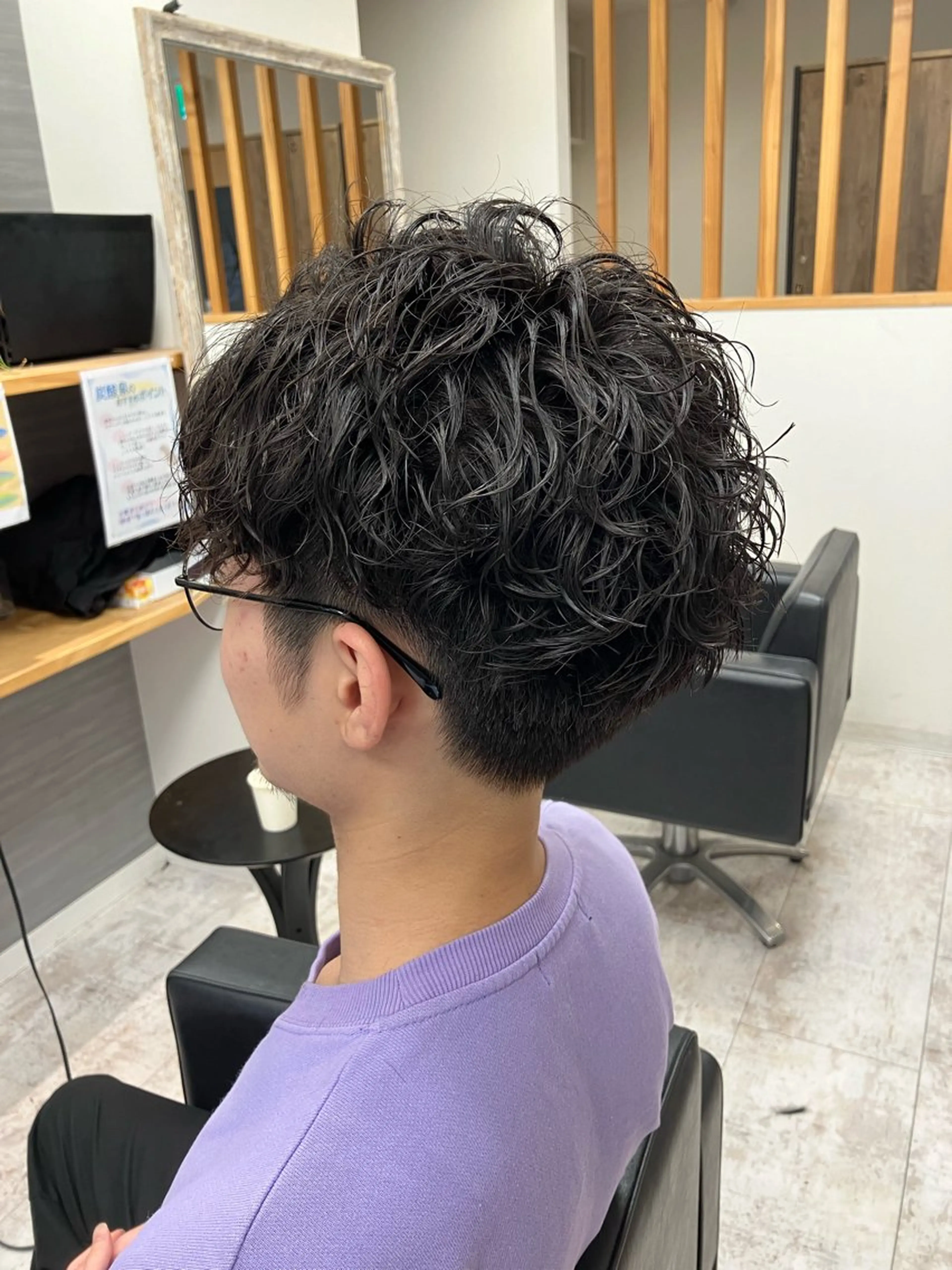 パーマ メンズ カット パーマ メンズ特化/パーマ/ フェードWATARUのヘアスタイル