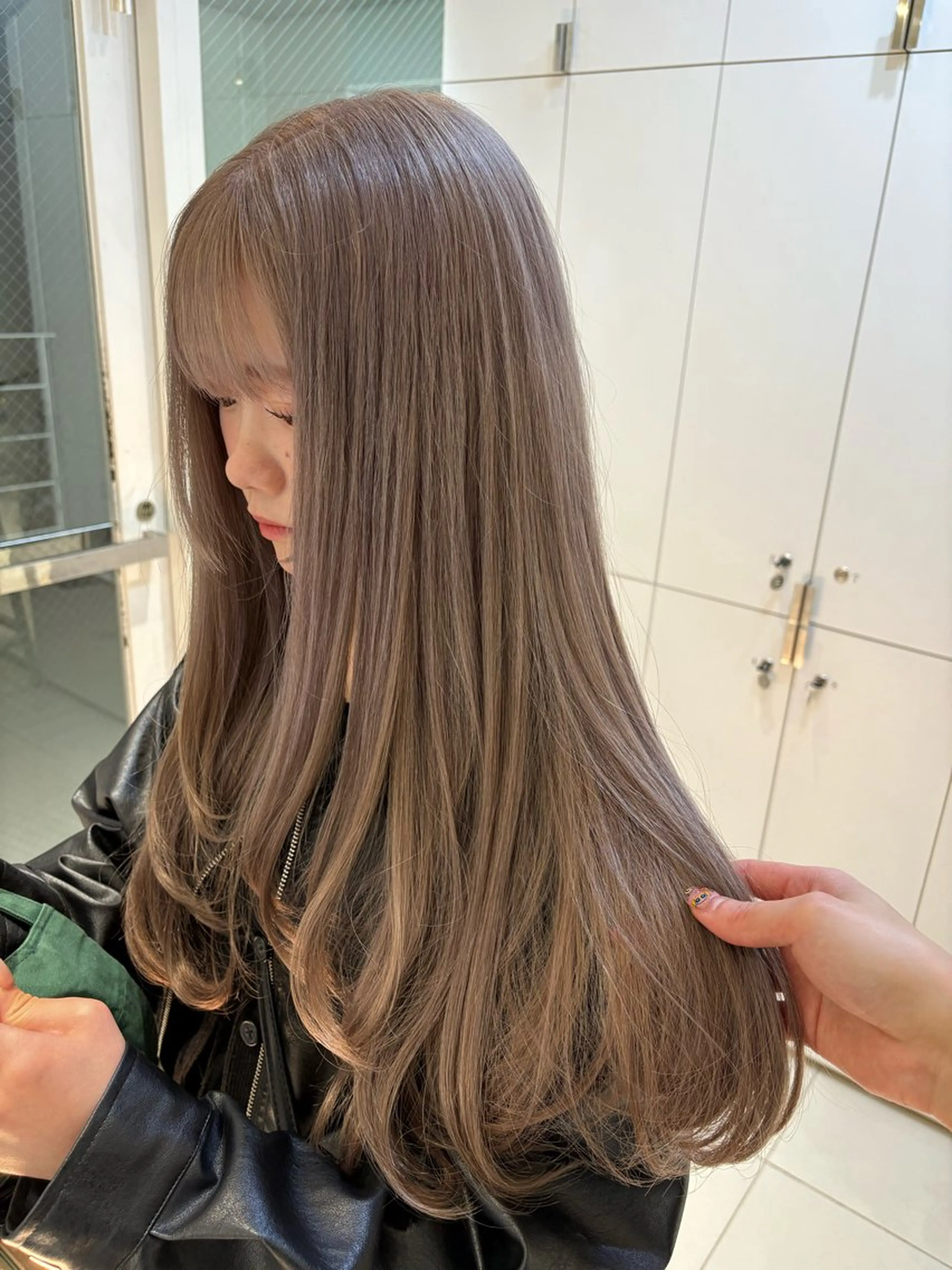 ロング カラー ヘアアレンジ 《暖色/韓国hair 》🇰🇷桑原ユキネのヘアスタイル