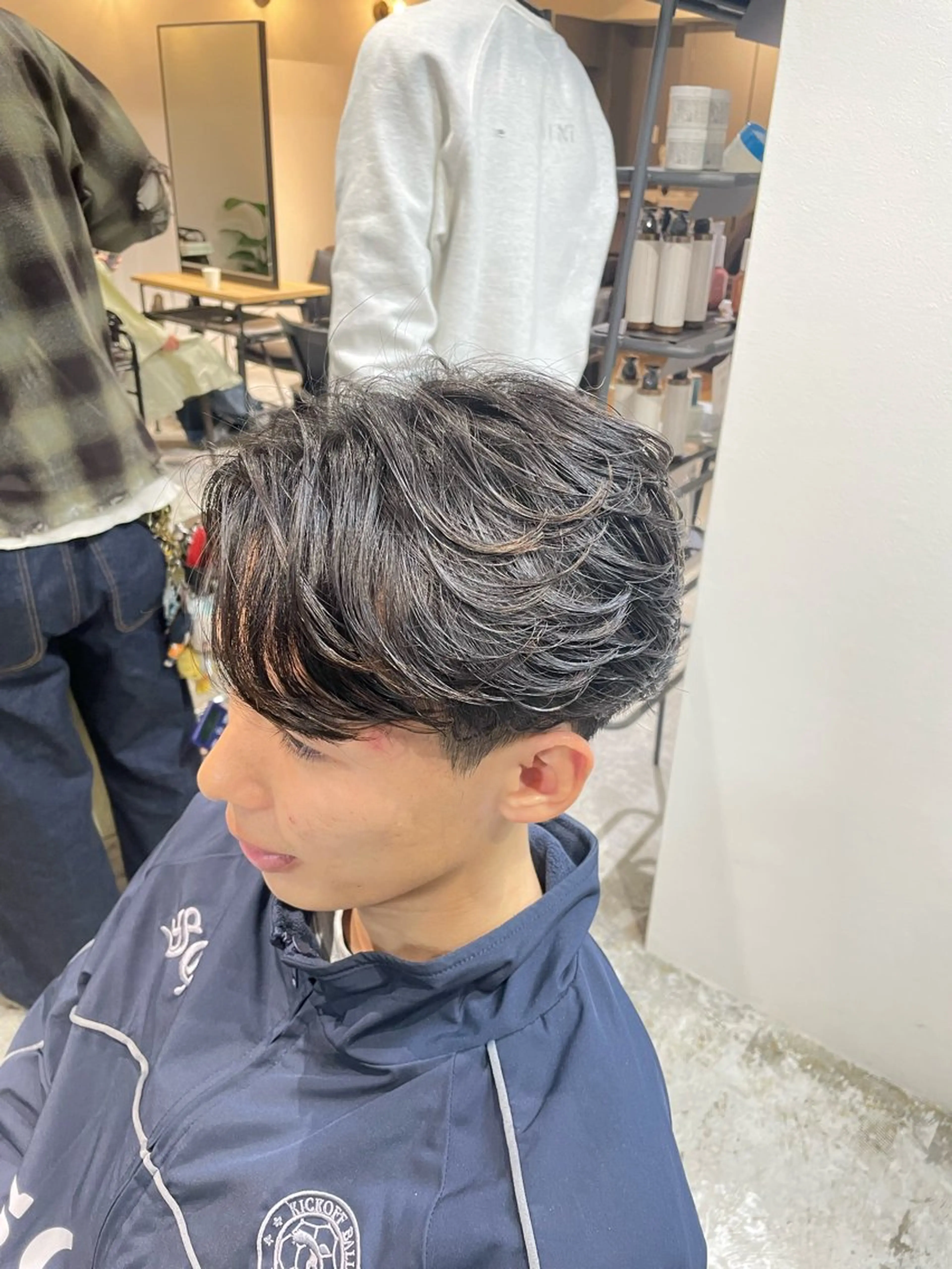 ショート メンズパーマ梅田 ・川副史晶のヘアスタイル