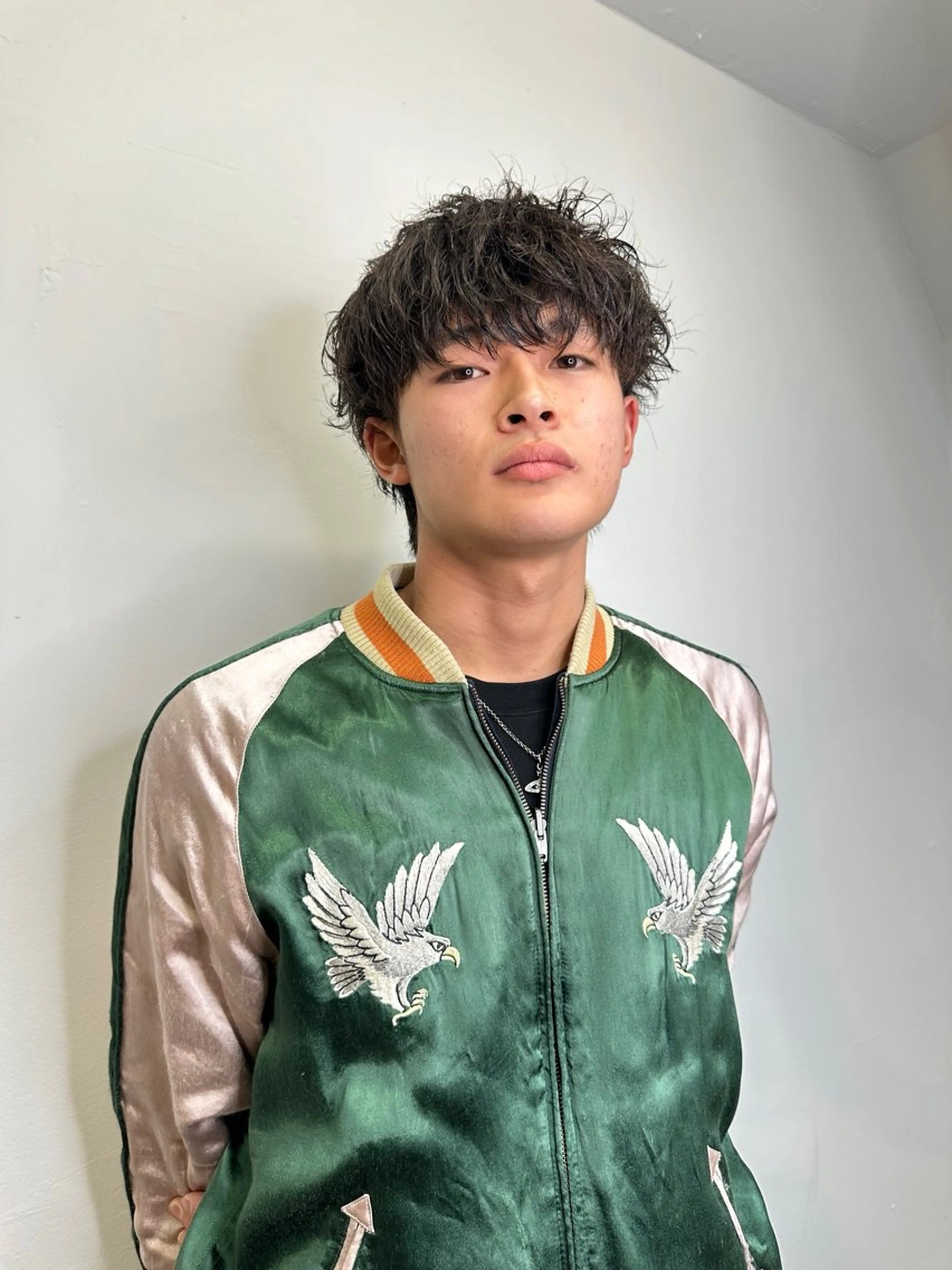 パーマ メンズ ボブ・レイヤー支持 No.1/Ryokiのヘアスタイル