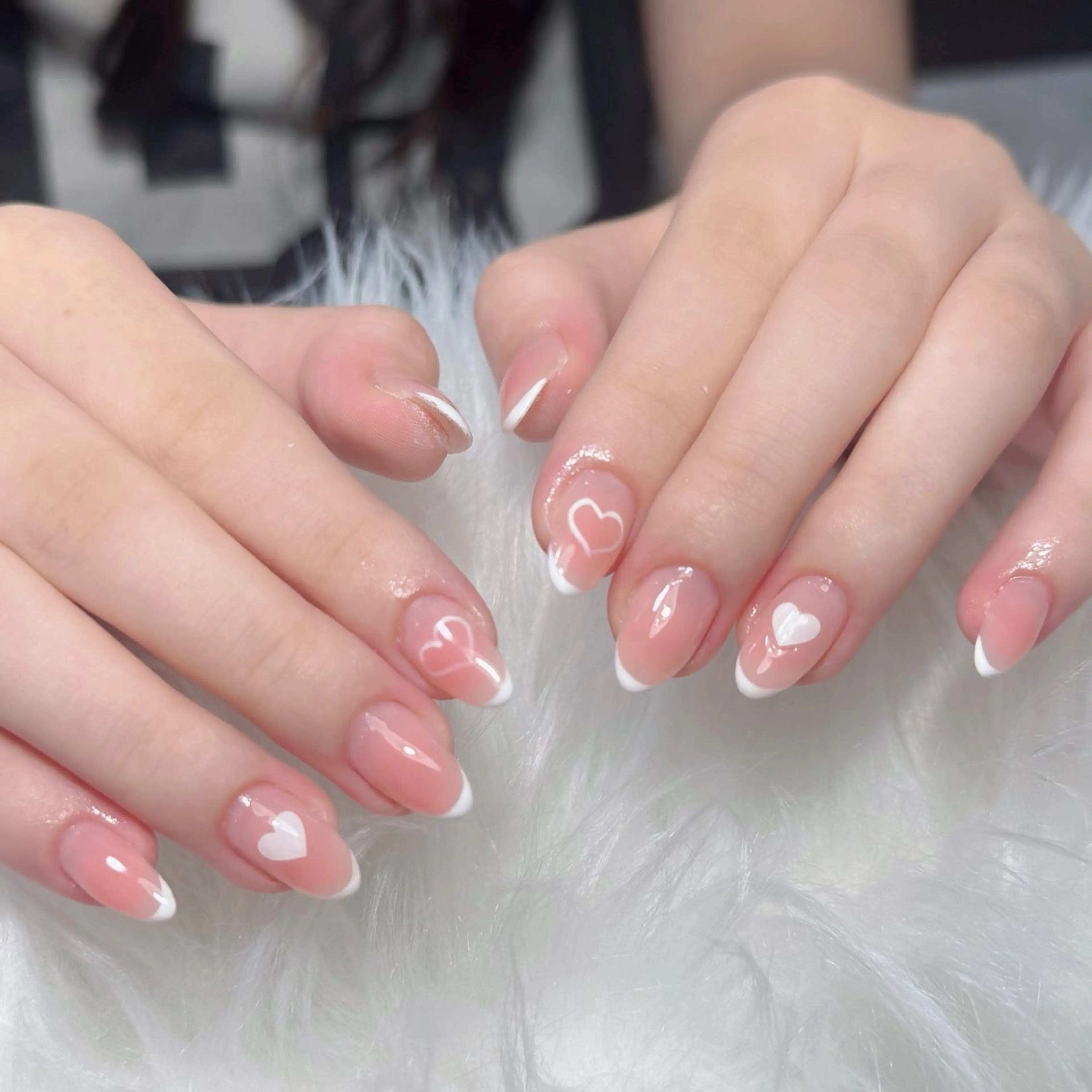 ネイル アートネイル フレンチネイル ジェルネイル 韓国ネイル マグネットネイル Lenie Nail Salonのネイルデザイン