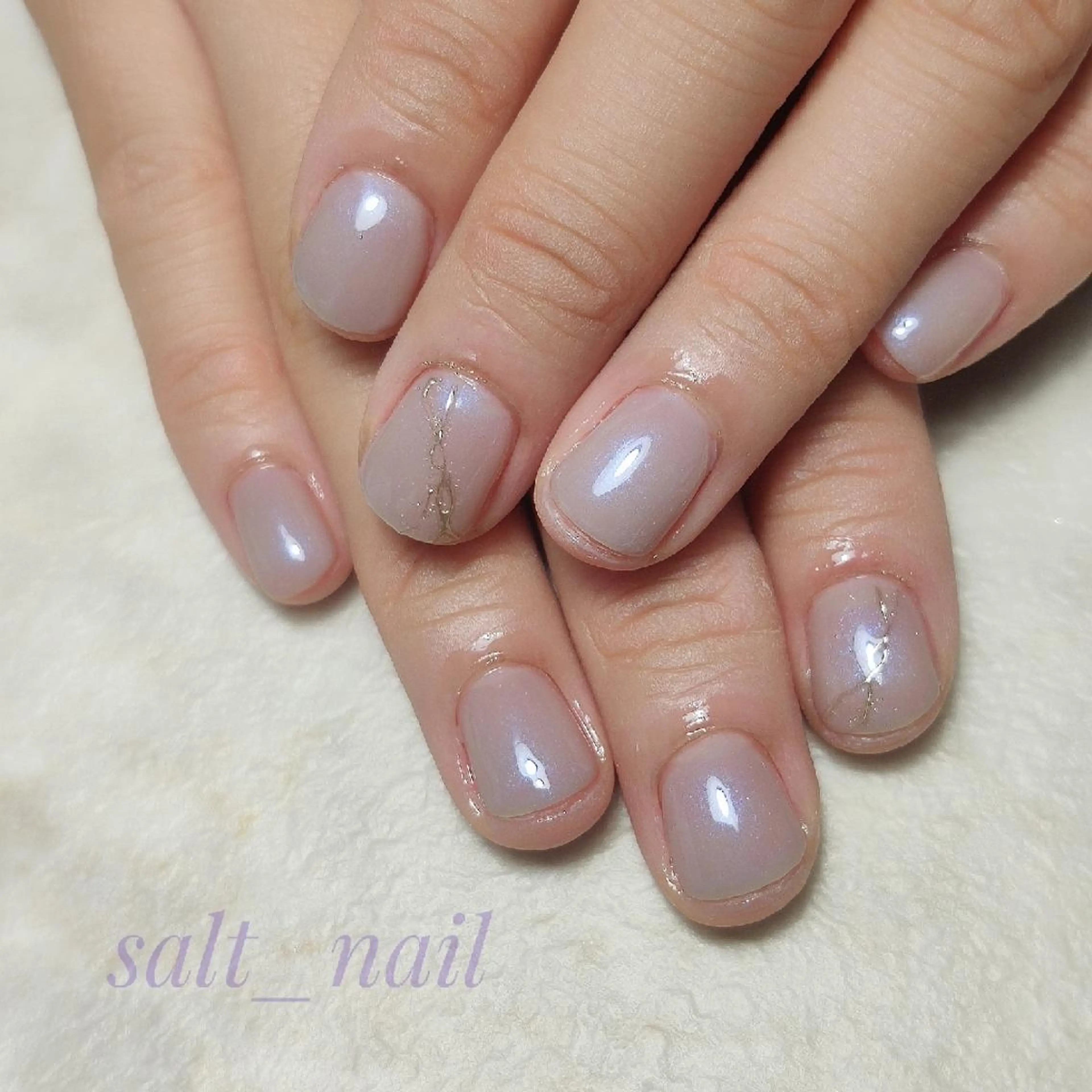 ネイル ミラーネイル 個人サロン saltnailのネイルデザイン
