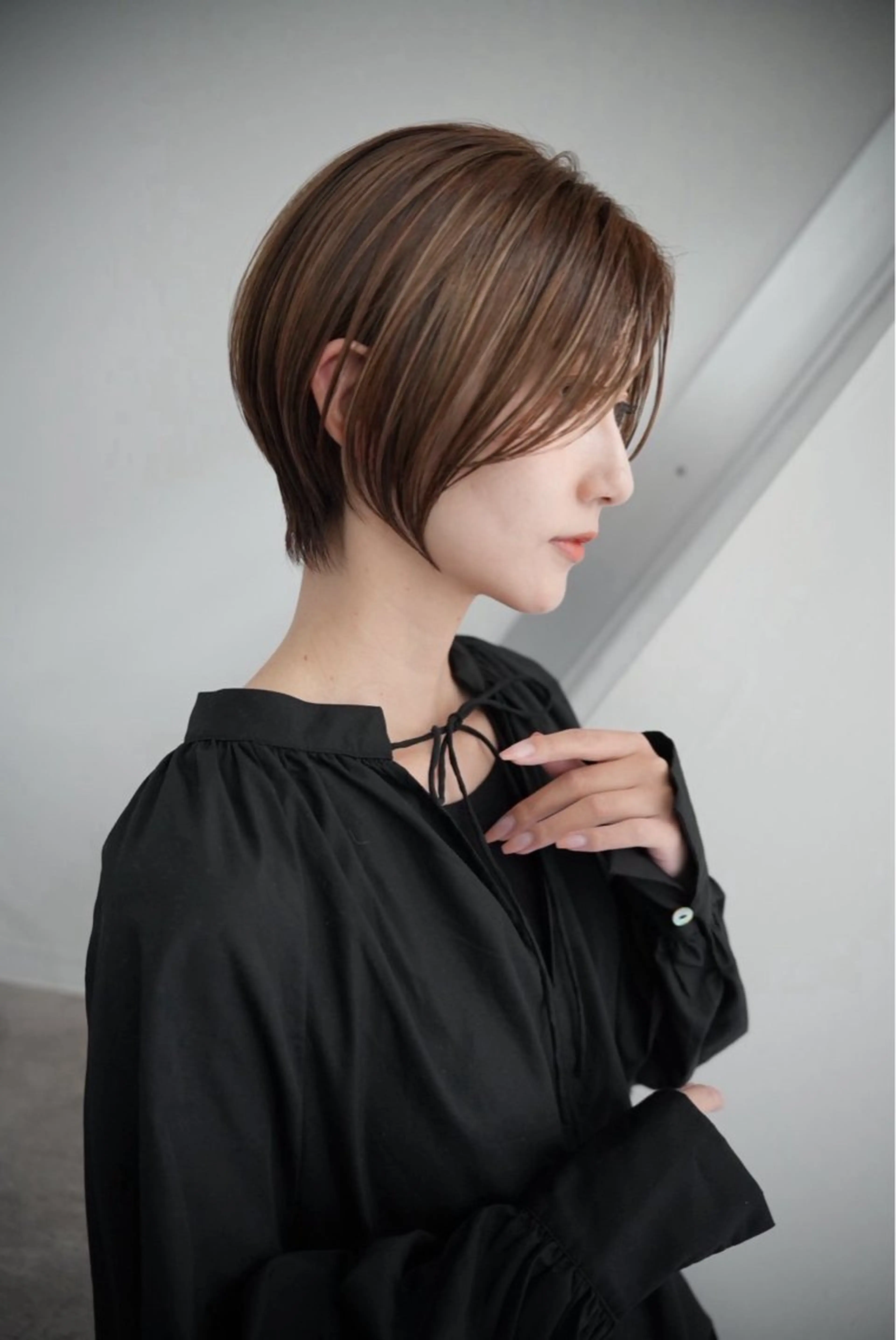 ショート ヘアカラー トリートメント 🖱️透明感カラー ×髪質改善Rikyuのヘアスタイル