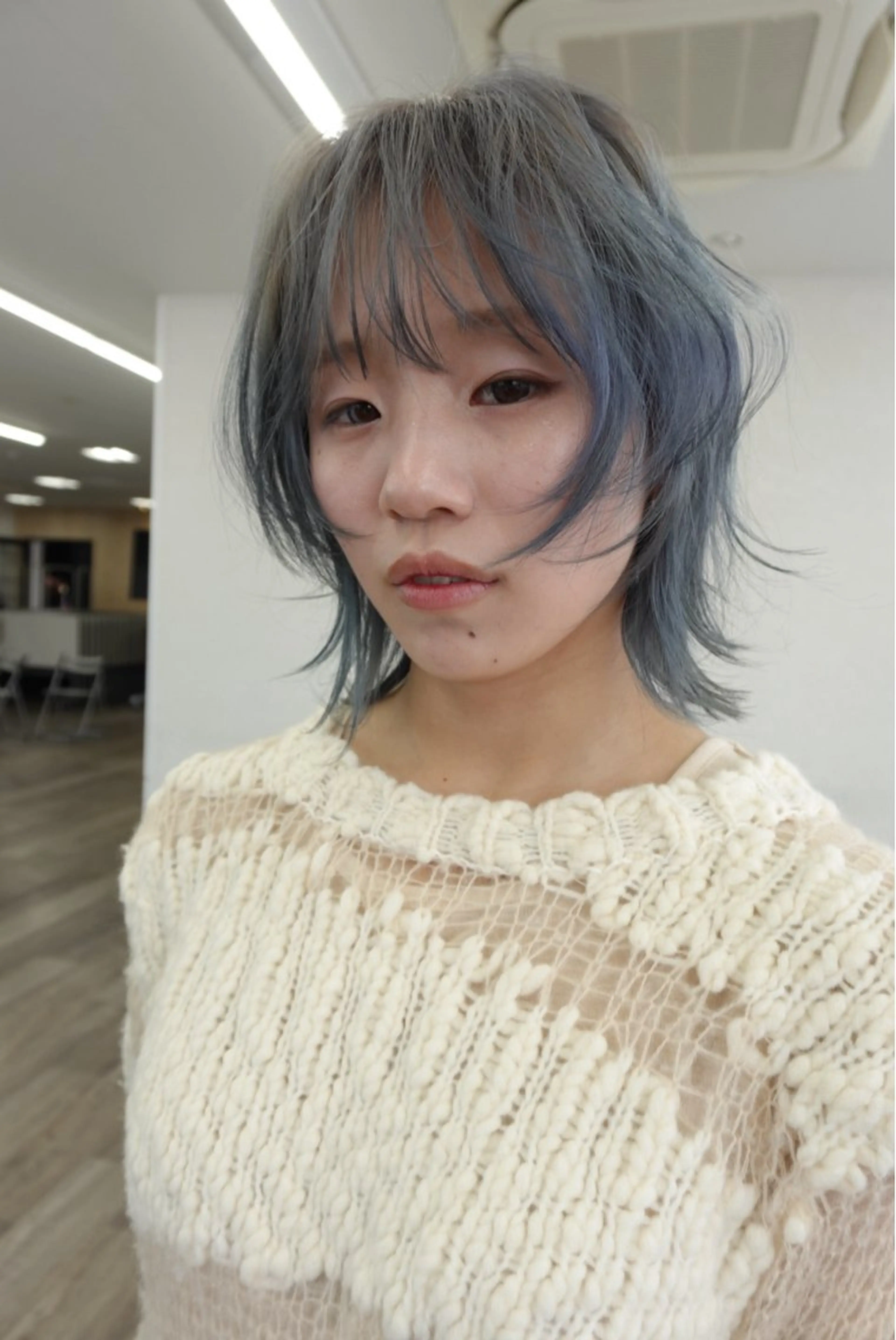 ミディアム 学生 カット ヘアカラー 大澤 叶方のヘアスタイル