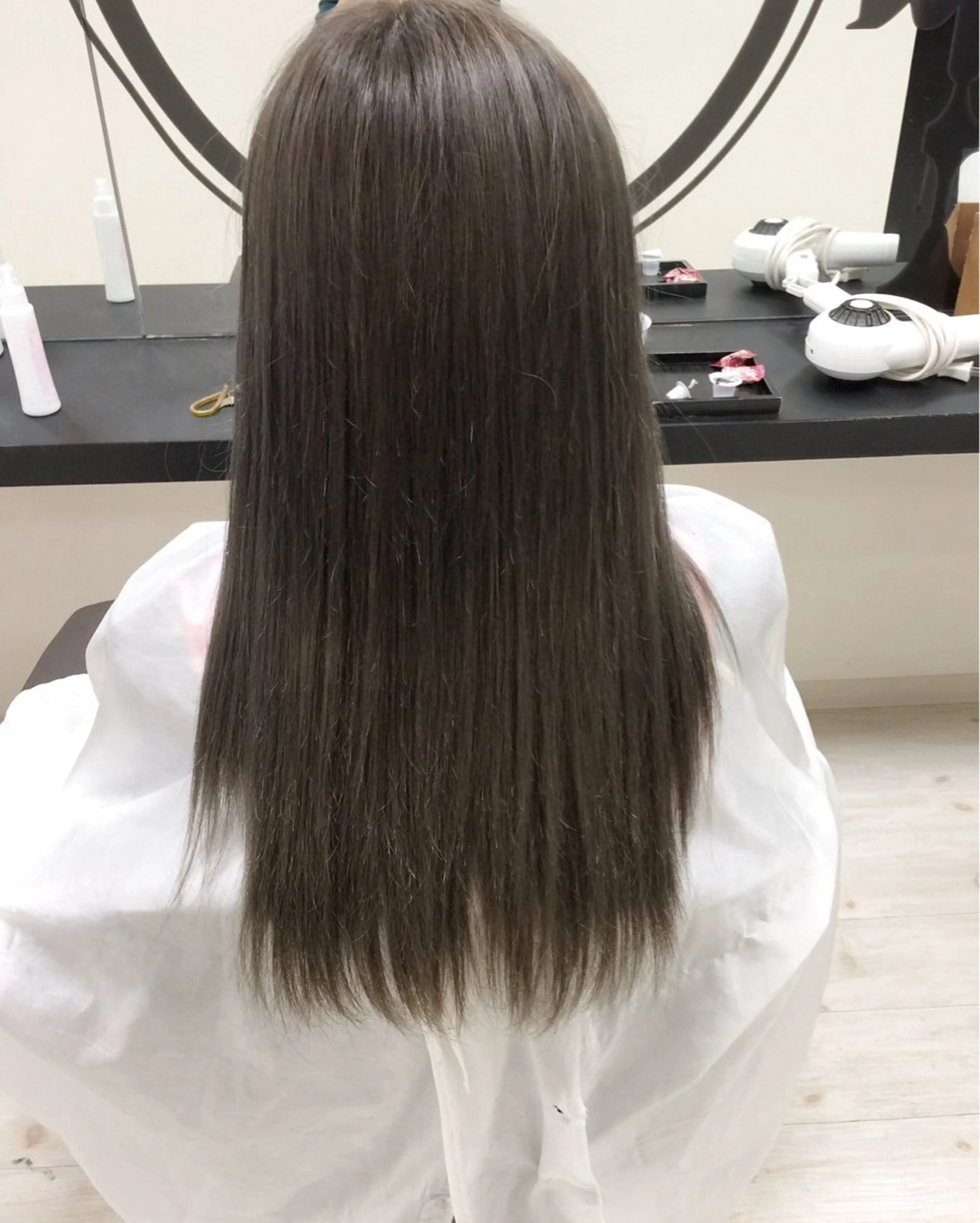 ロング 髪質改善 カット 縮毛矯正 トリートメント Lien 深井店のヘアスタイル