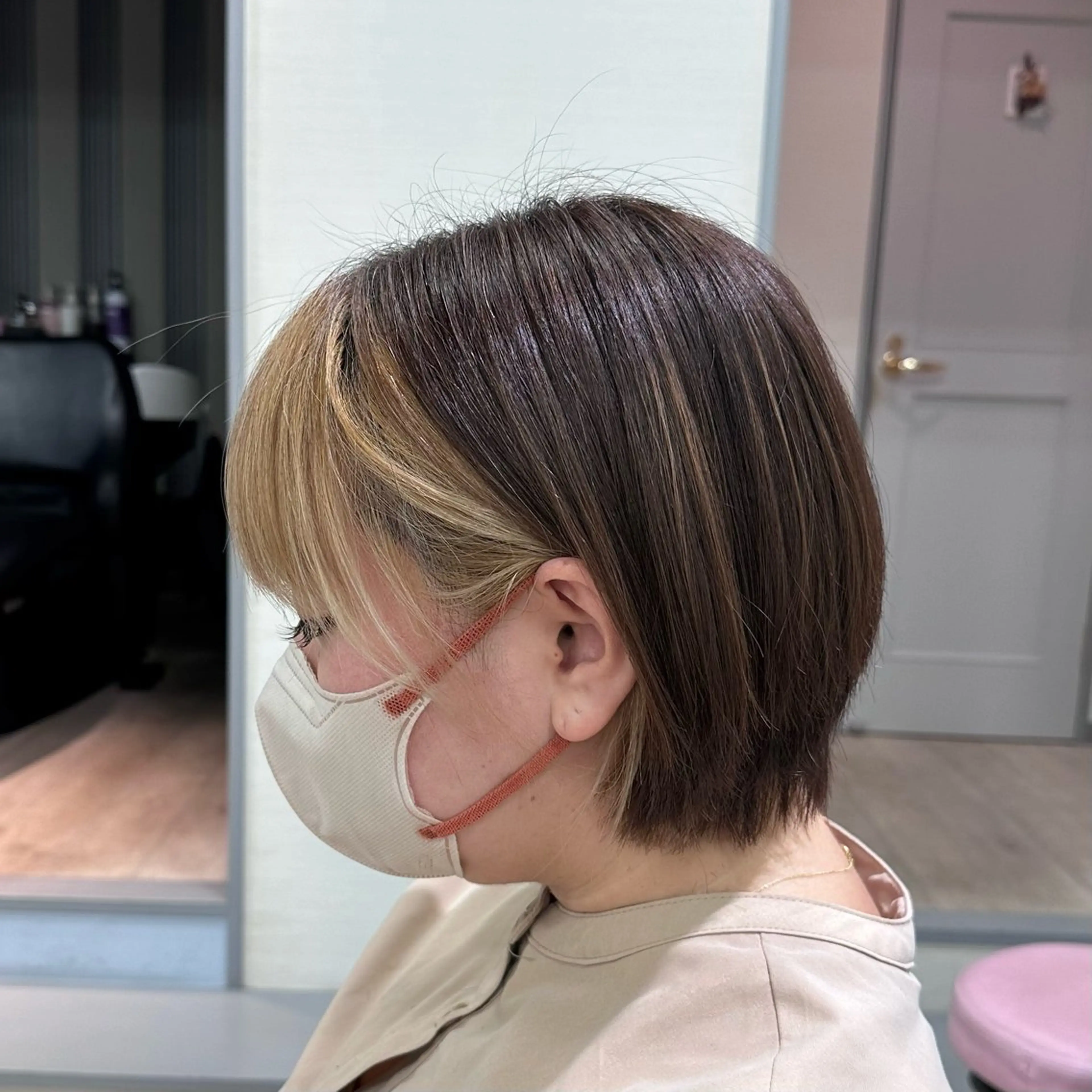 ショート ボブ 村上 佳織のヘアスタイル