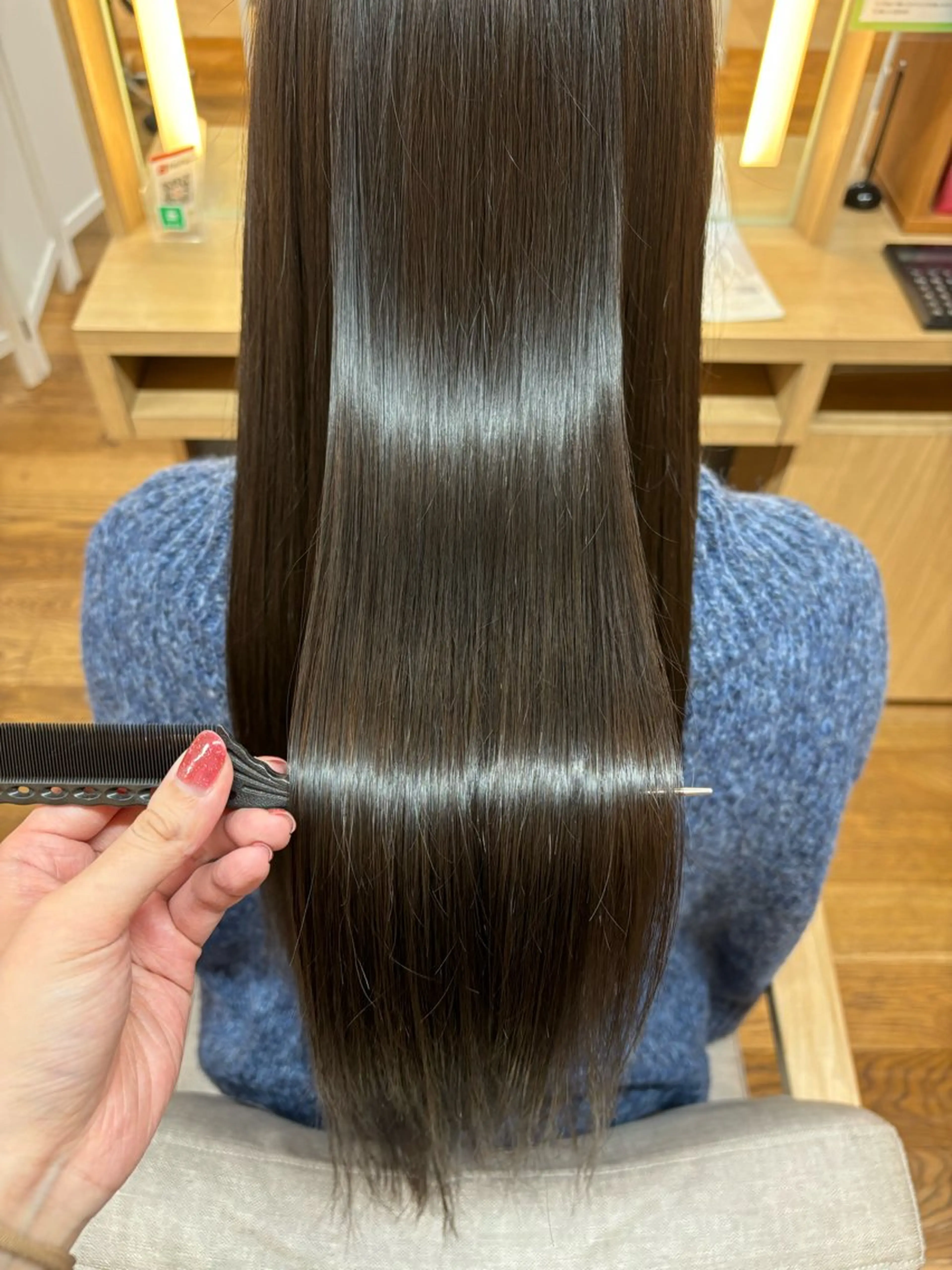 ロング トリートメント 韓国ヘア sasugaのヘアスタイル