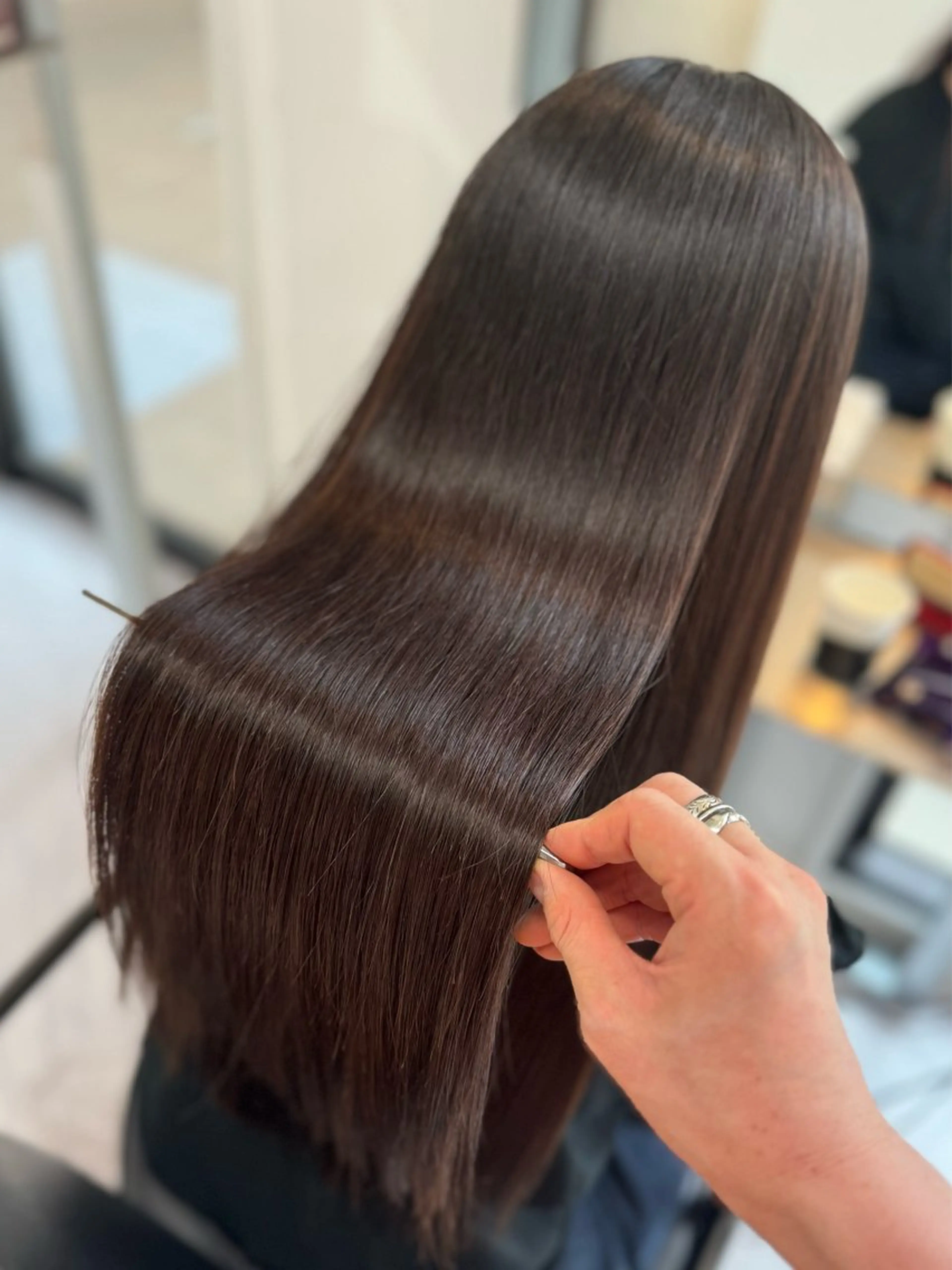 セミロング 野口聖矢/縮毛矯正 髪質改善/ViVIEのヘアスタイル