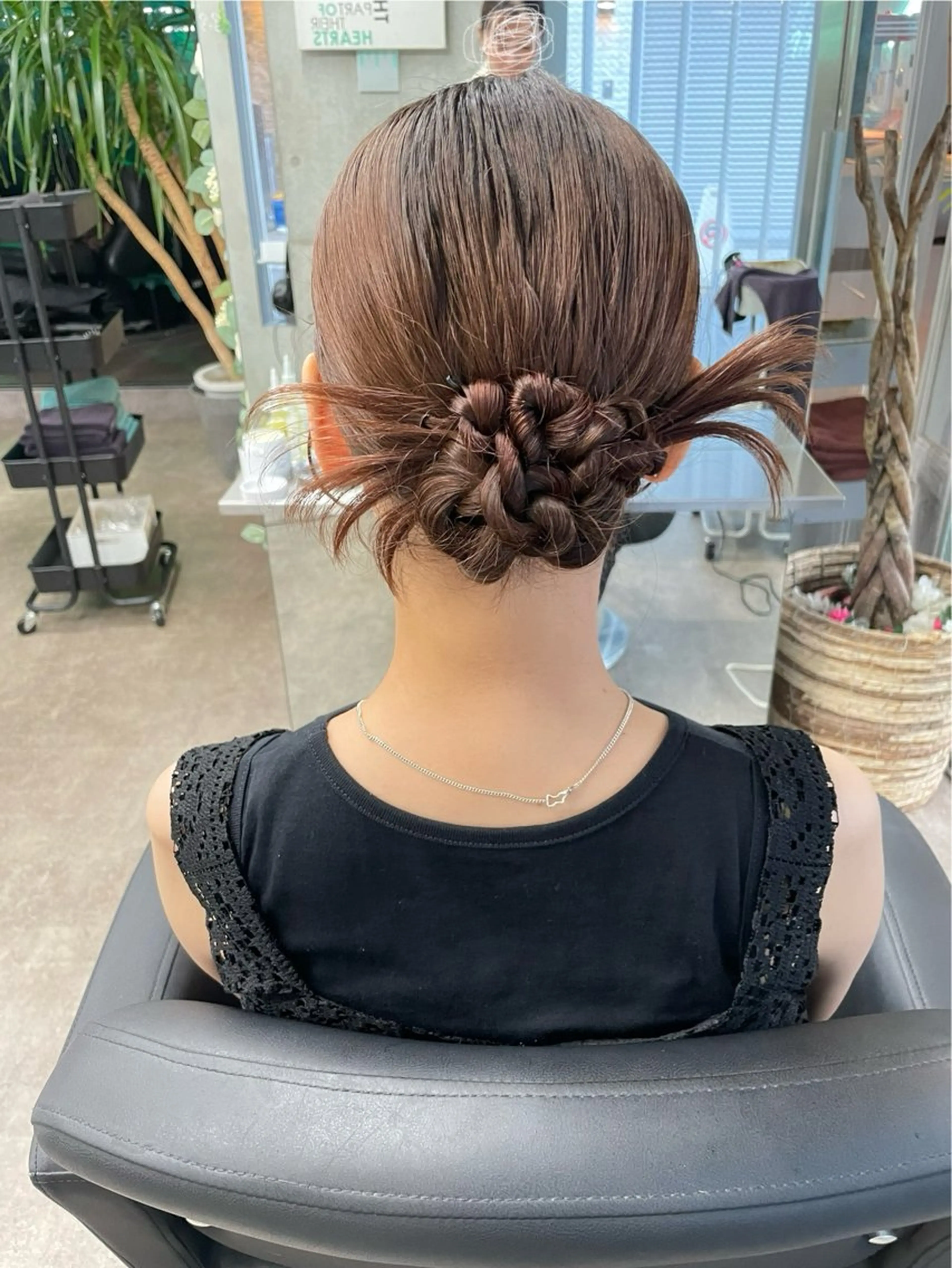 ヘアセット 速水 ゆきののヘアスタイル