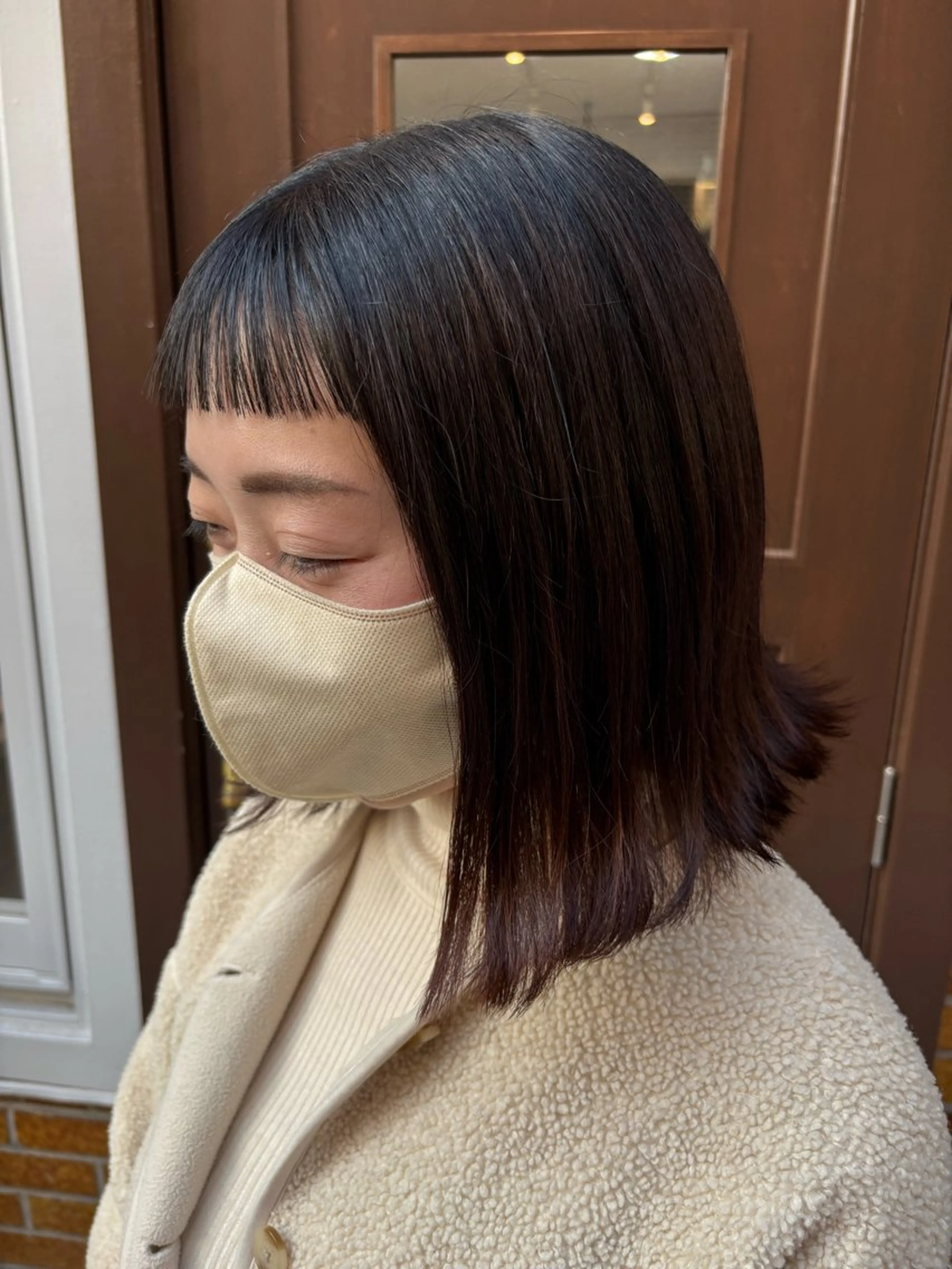 ミディアム 外ハネヘア 髪質改善🍀レイヤー 髙橋青心奏のヘアスタイル