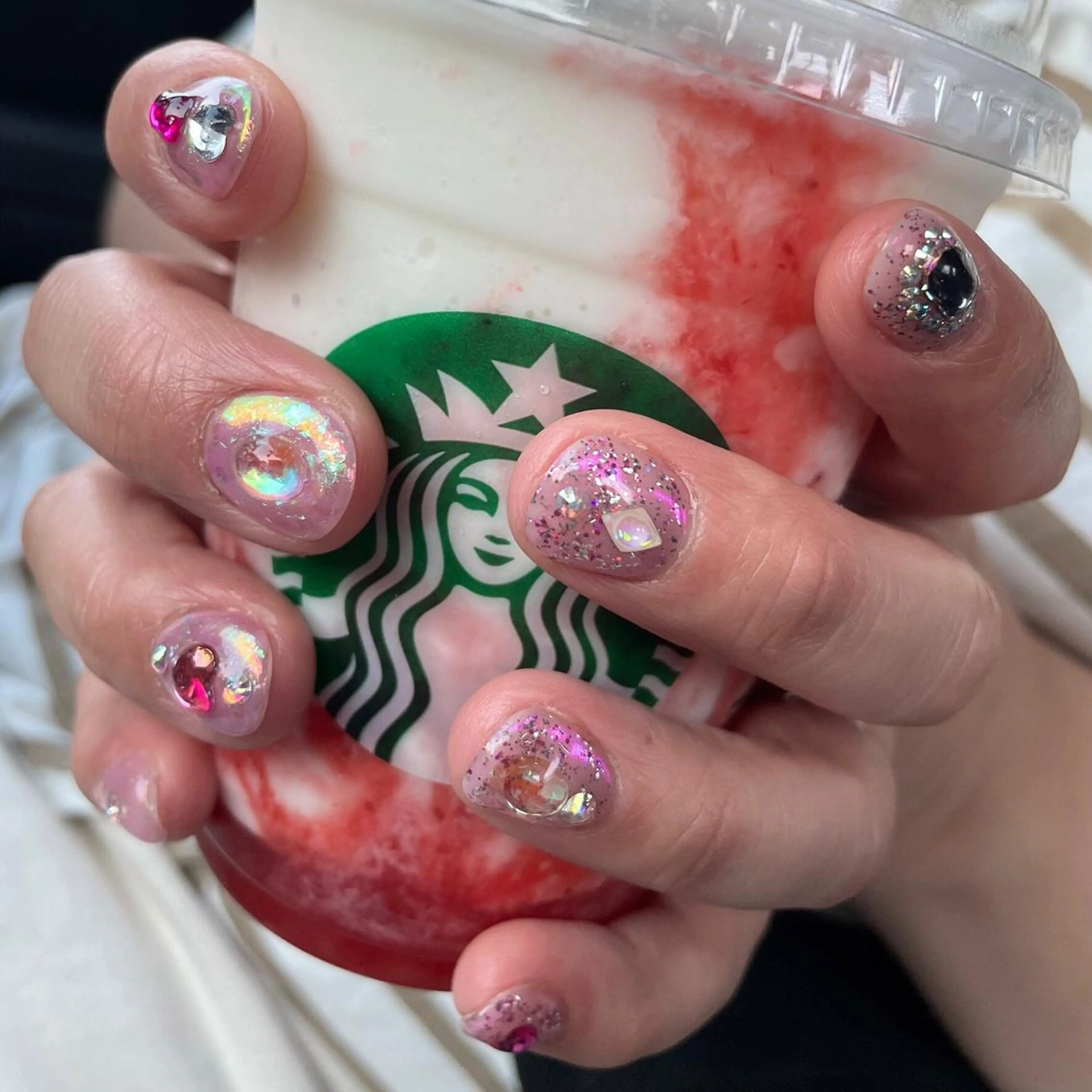 ネイル パラあり！フィルイン 美フォルムのネイルデザイン