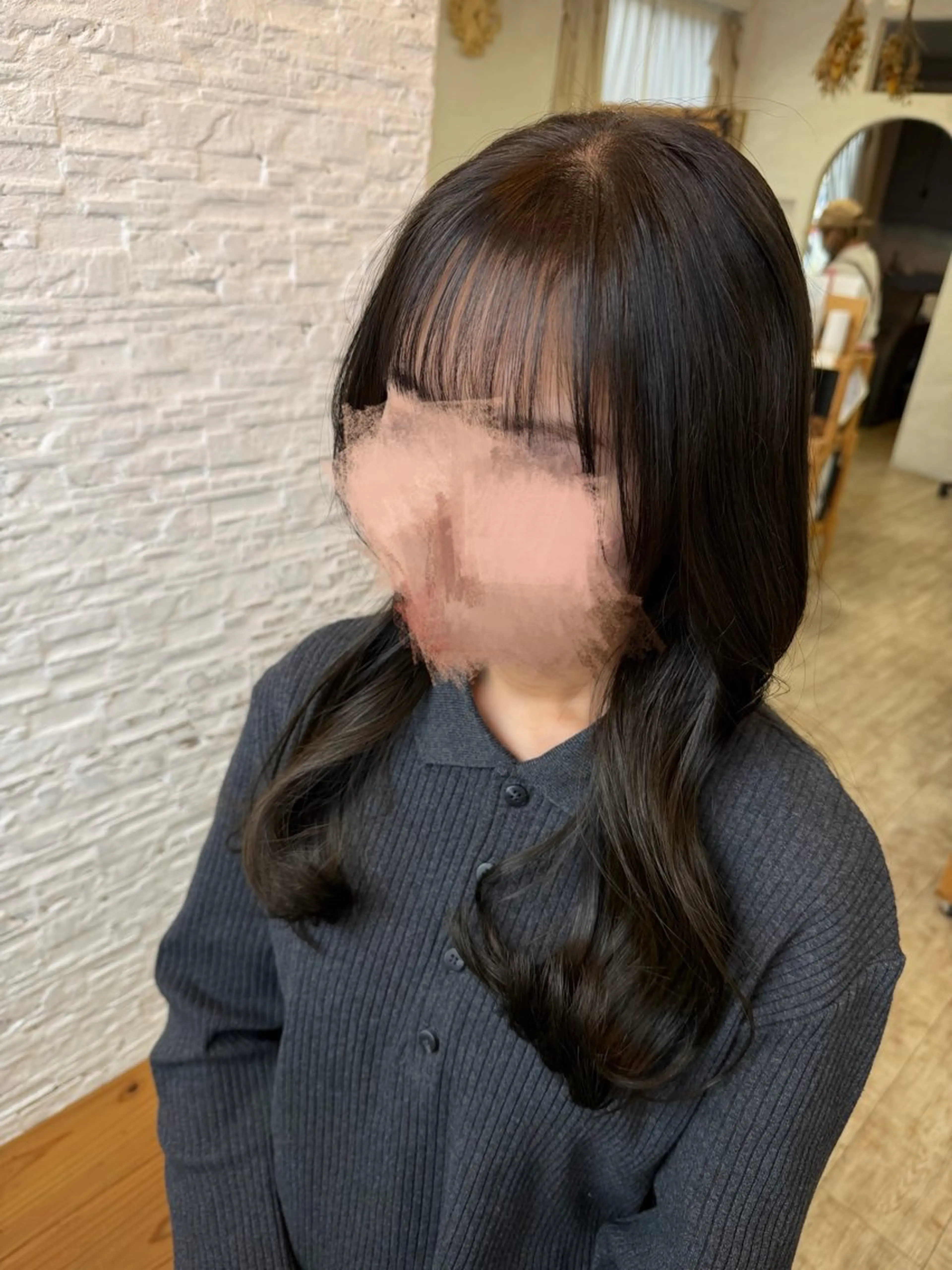 セミロング カット トリートメント 木村 彩花のヘアスタイル