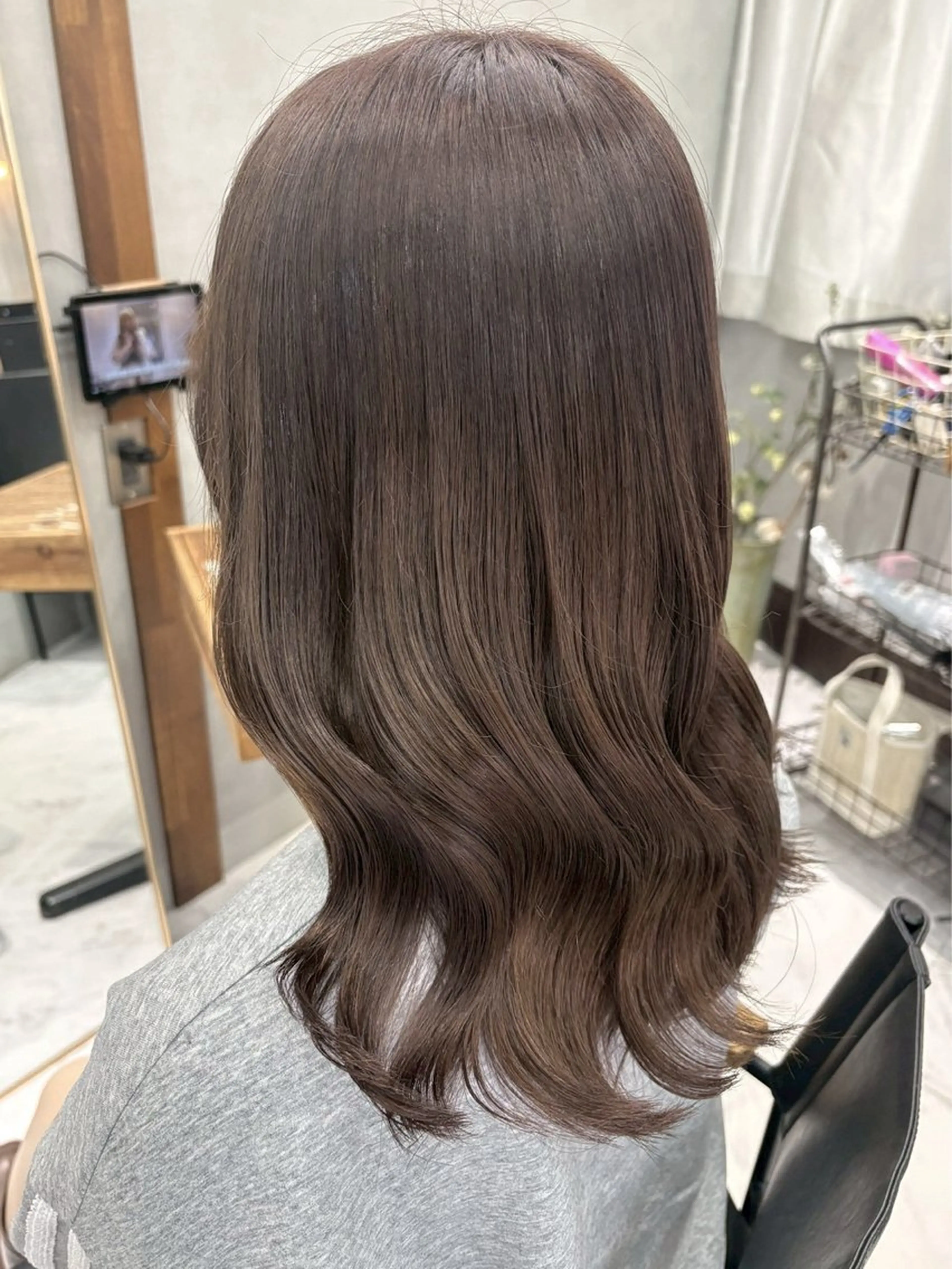 ロング カラー ヘアカラー ハイトーン/韓国風/ 艶髪/吉祥寺のヘアスタイル