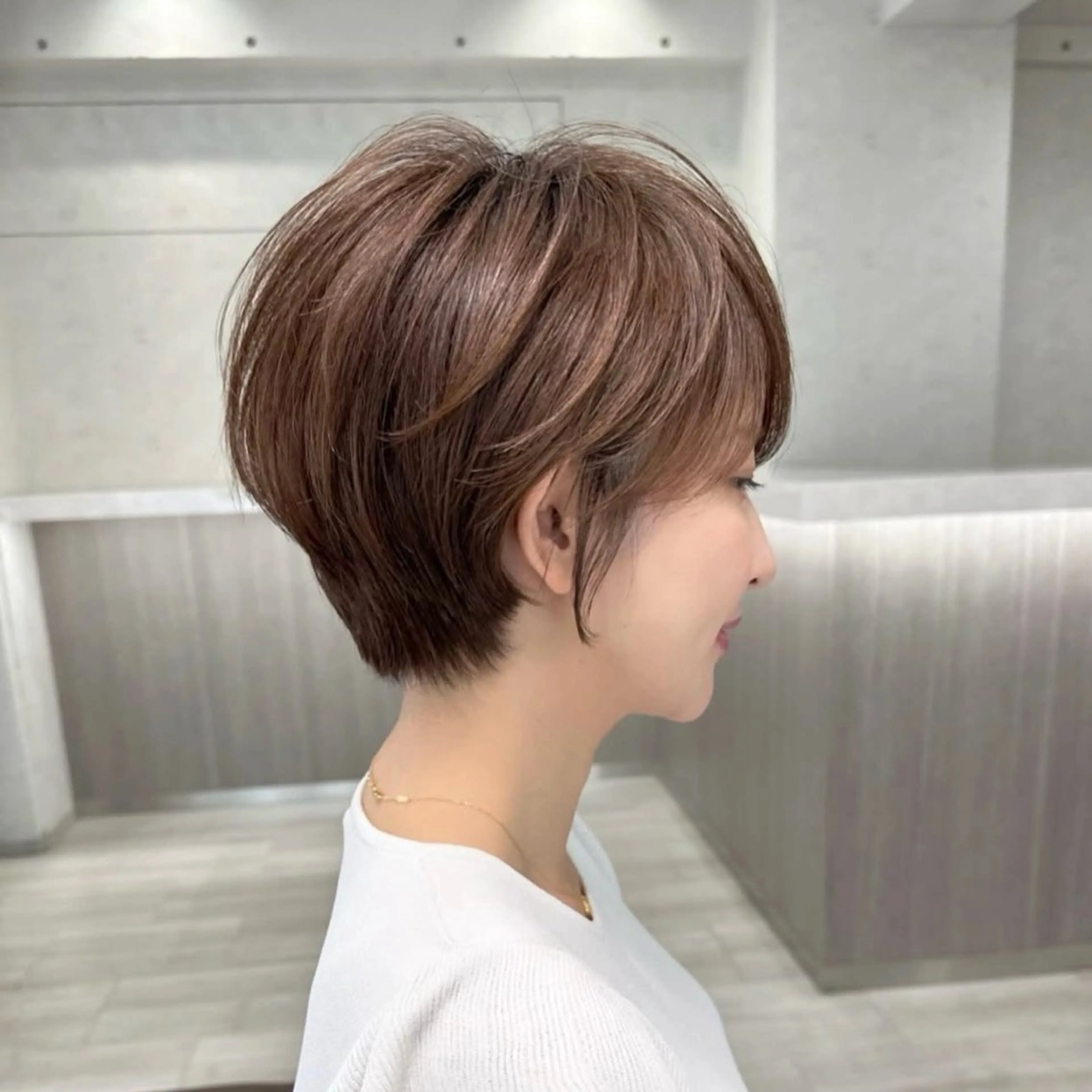 ショート 艶カラー/ヘアセット 着付け　ふうか　渋谷のヘアスタイル