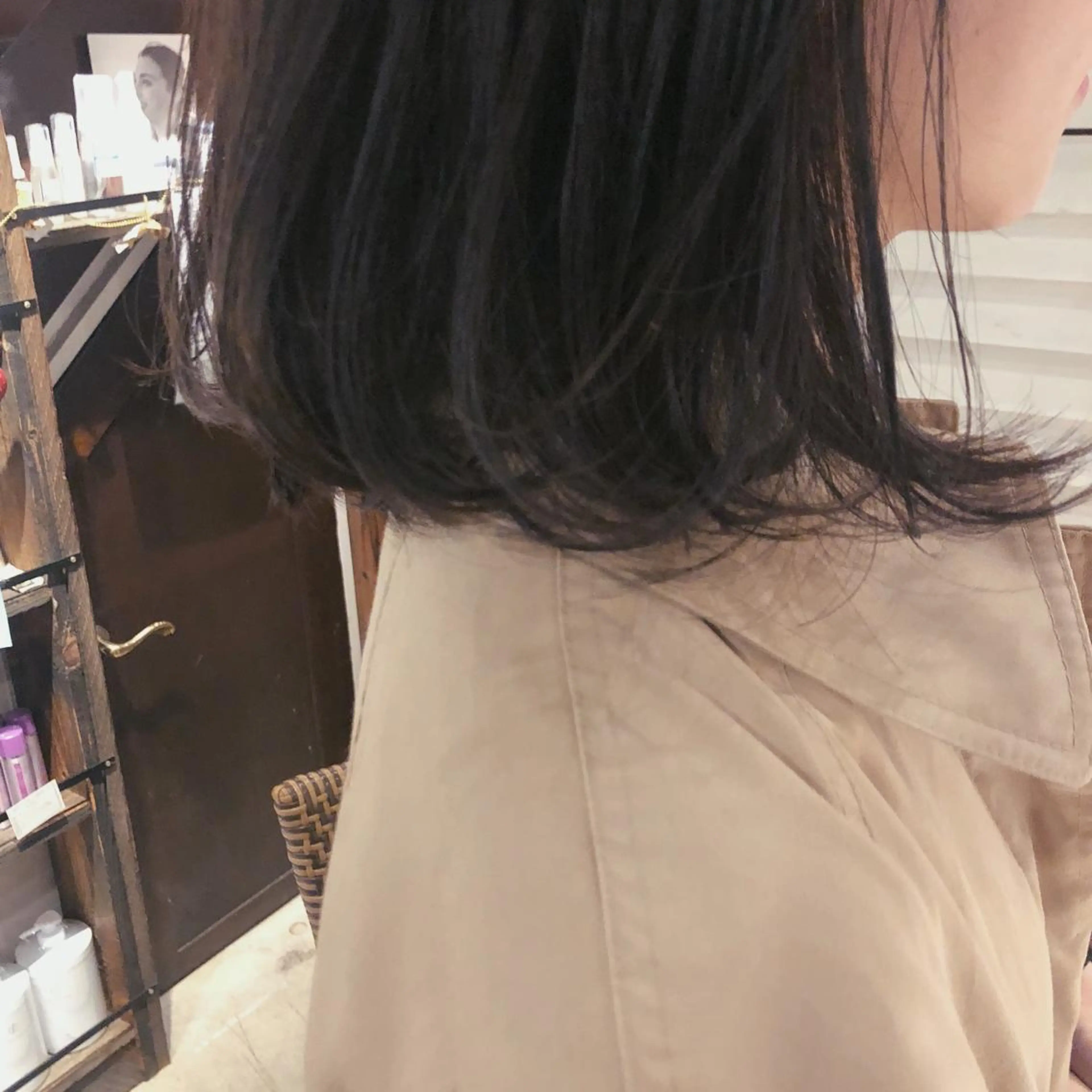 ミディアム カラー カット ヘアカラー 吉川 愛美李のヘアスタイル