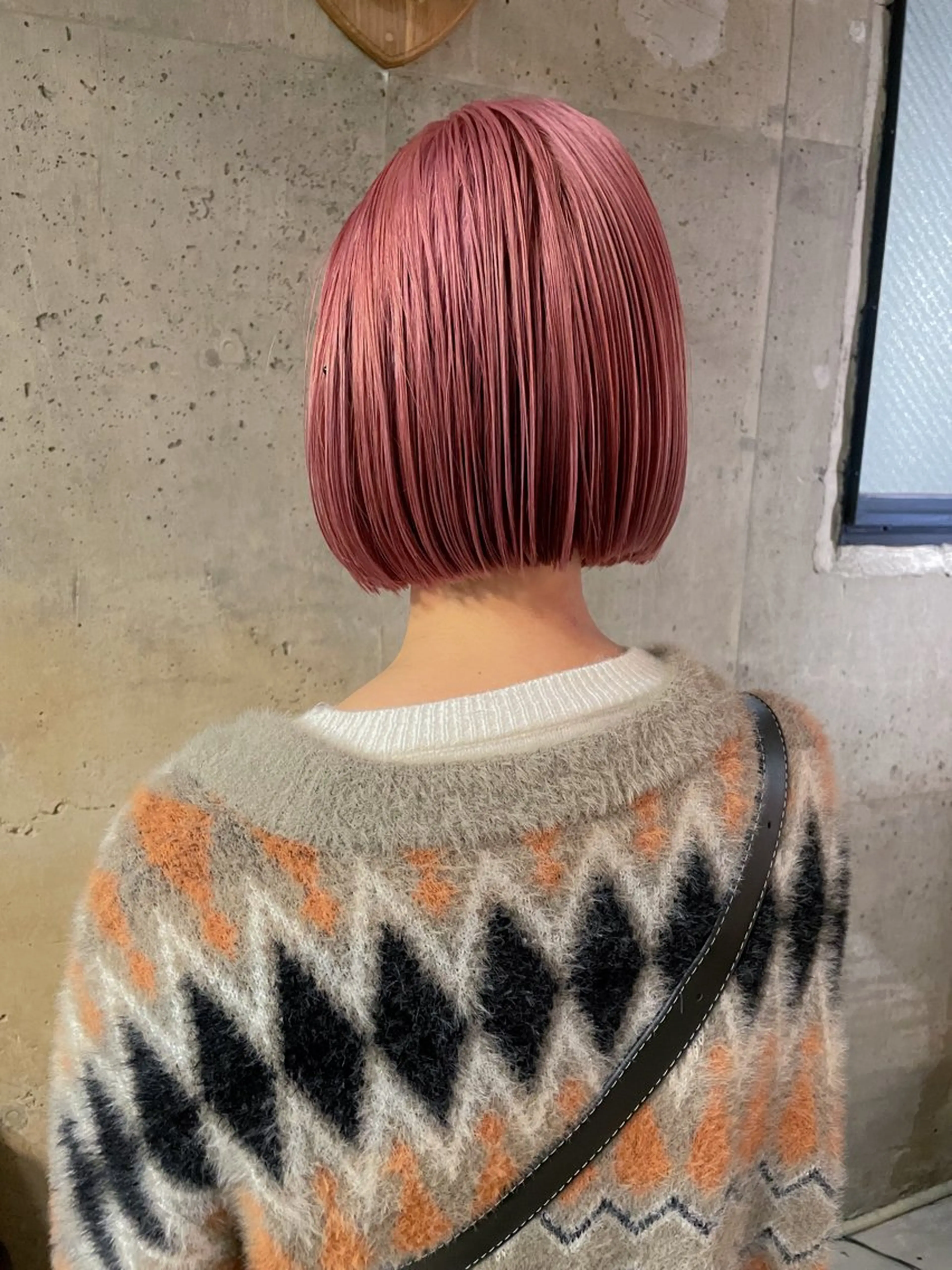 ショート カラー パーマ/レイヤー 岩山丈一郎のヘアスタイル