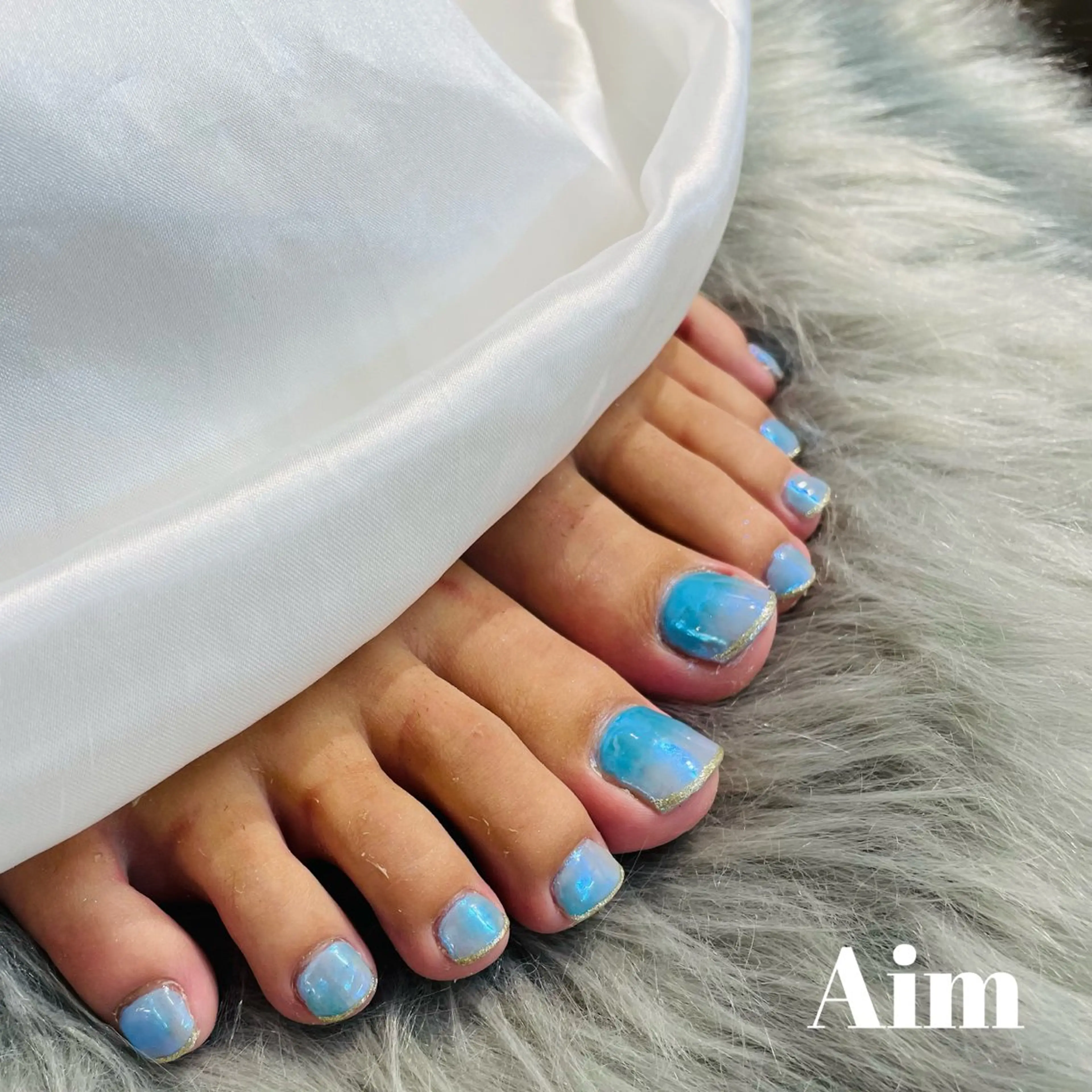 ネイル フットネイル ネイルサロンAim河原町[ヘアセット　ヘアエクステ　着付　専門店]所属・Aim🌿 kanaのネイルデザイン