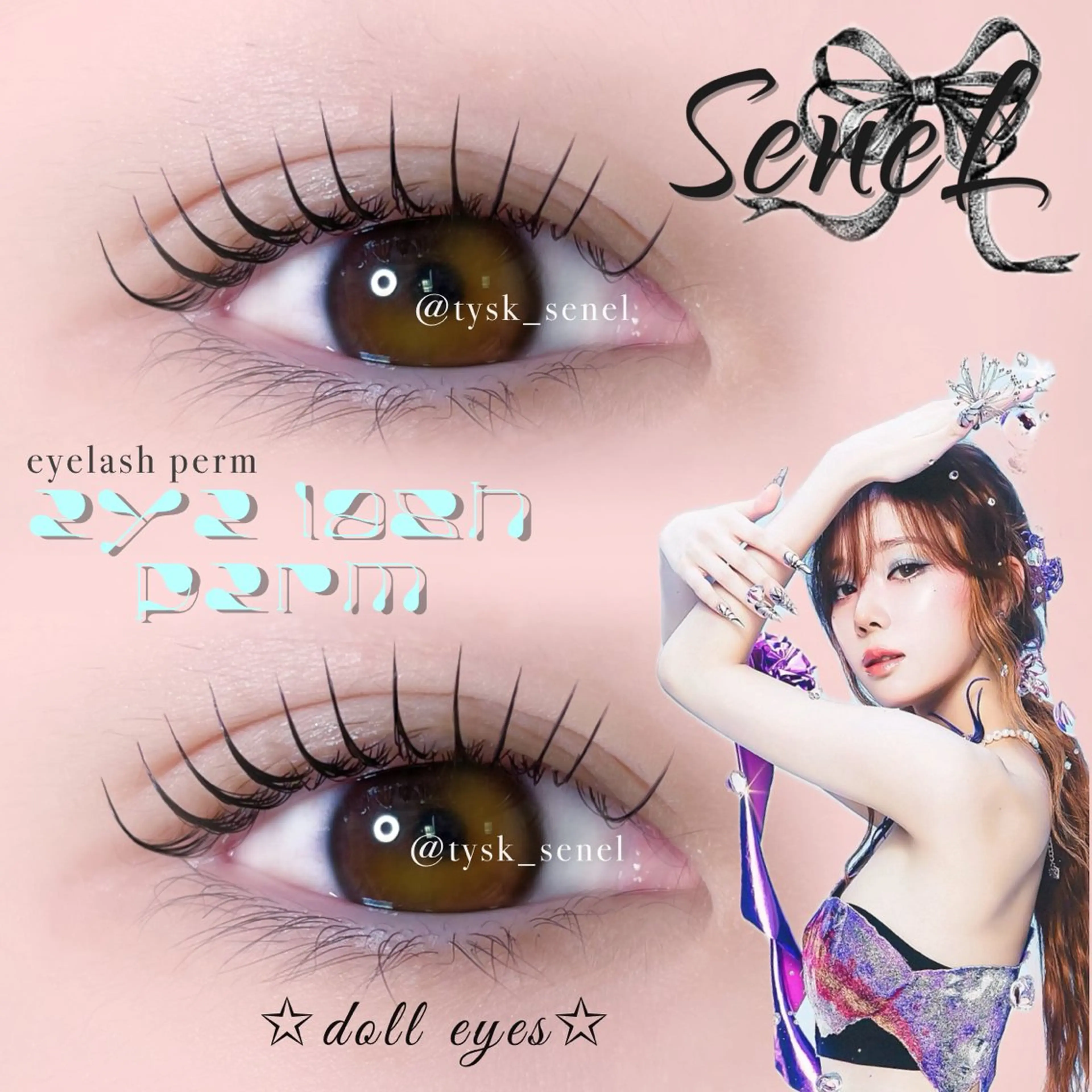 マツエク・マツパ 大阪梅田 SAKI 韓国風束感まつ毛のマツエク・マツパデザイン