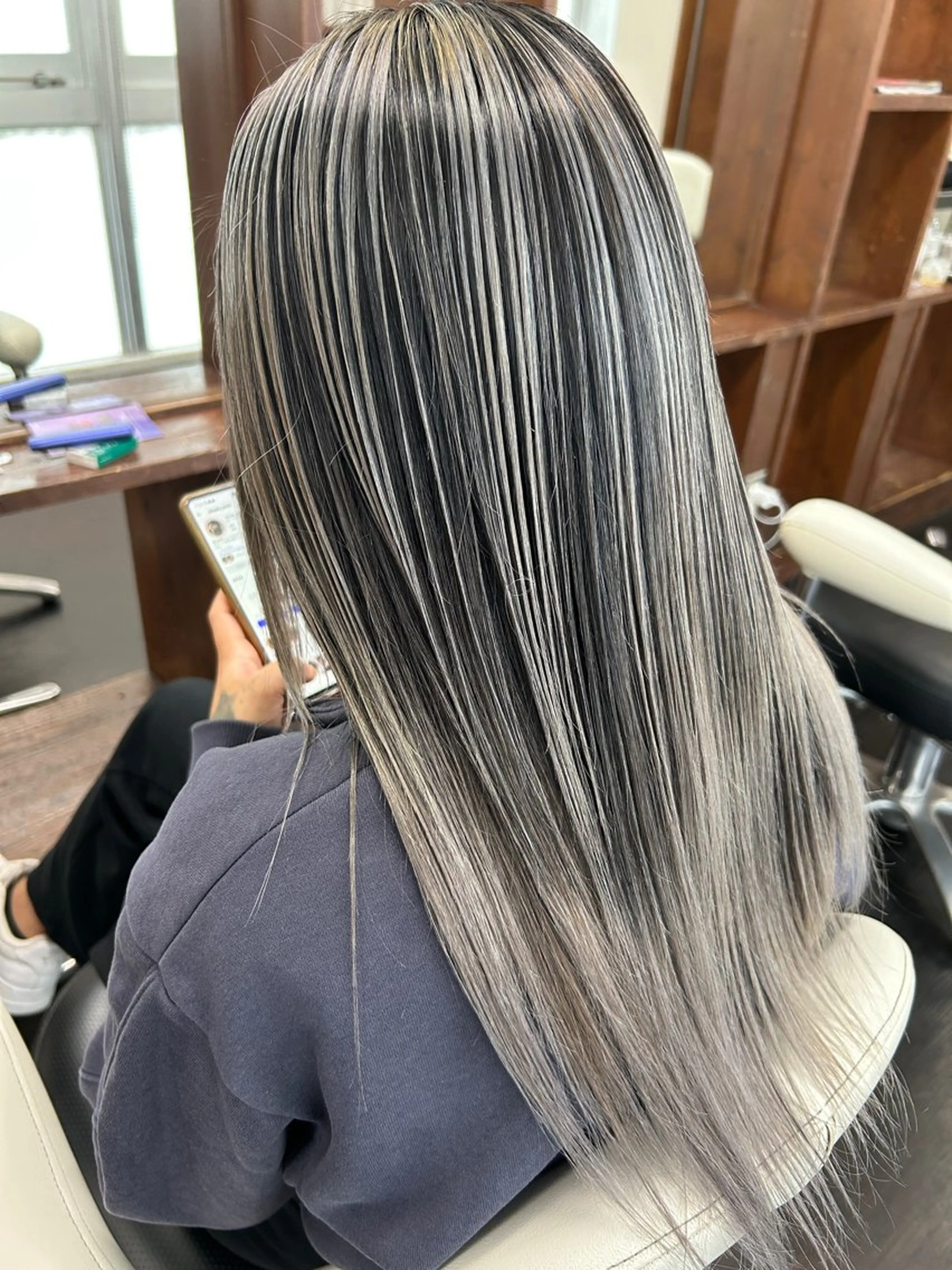 セミロング ヘアカラー 桝田 友美のヘアスタイル