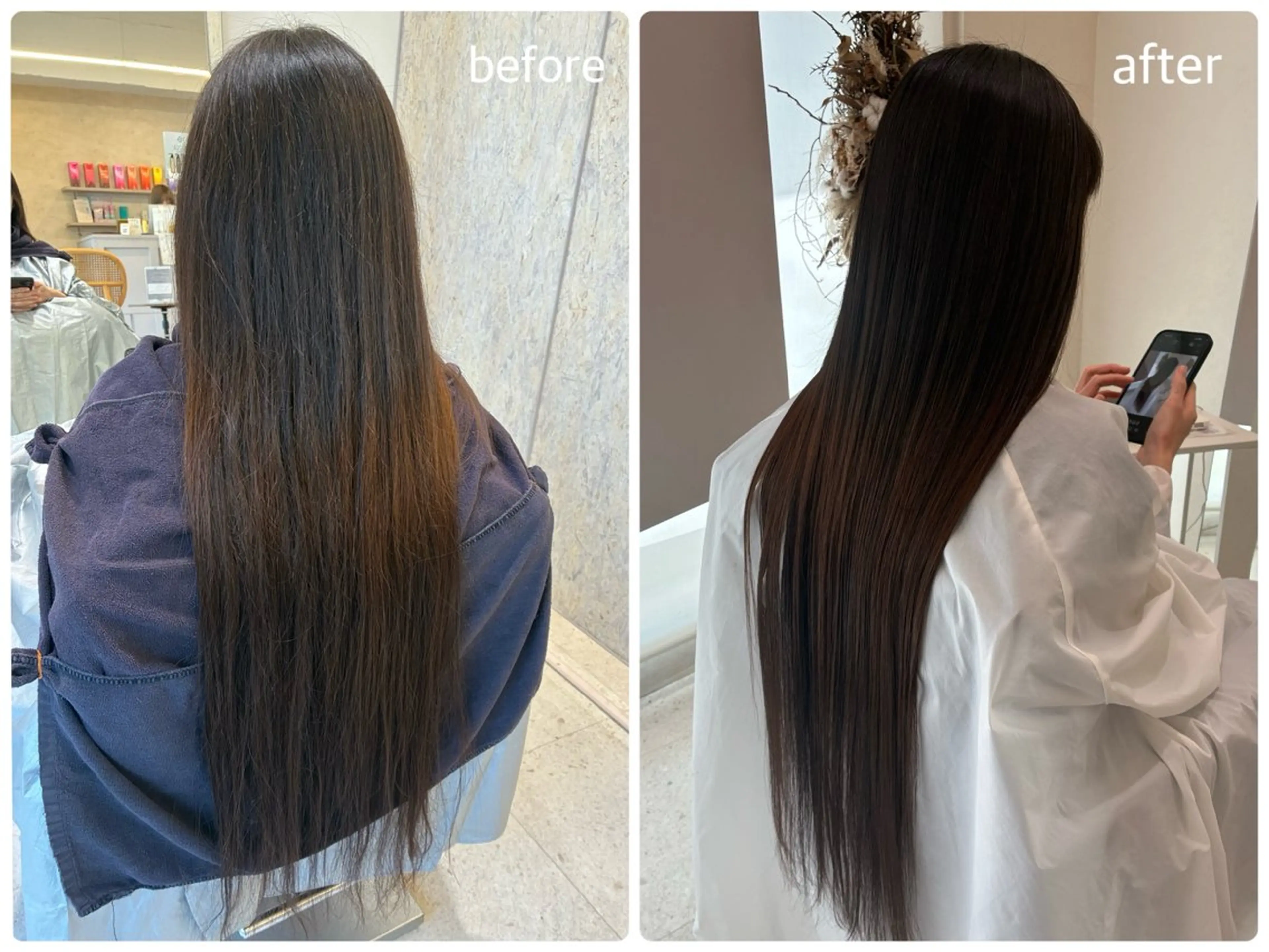 ロング 縮毛矯正 🤍Lis都島店 /fuka🪿のヘアスタイル