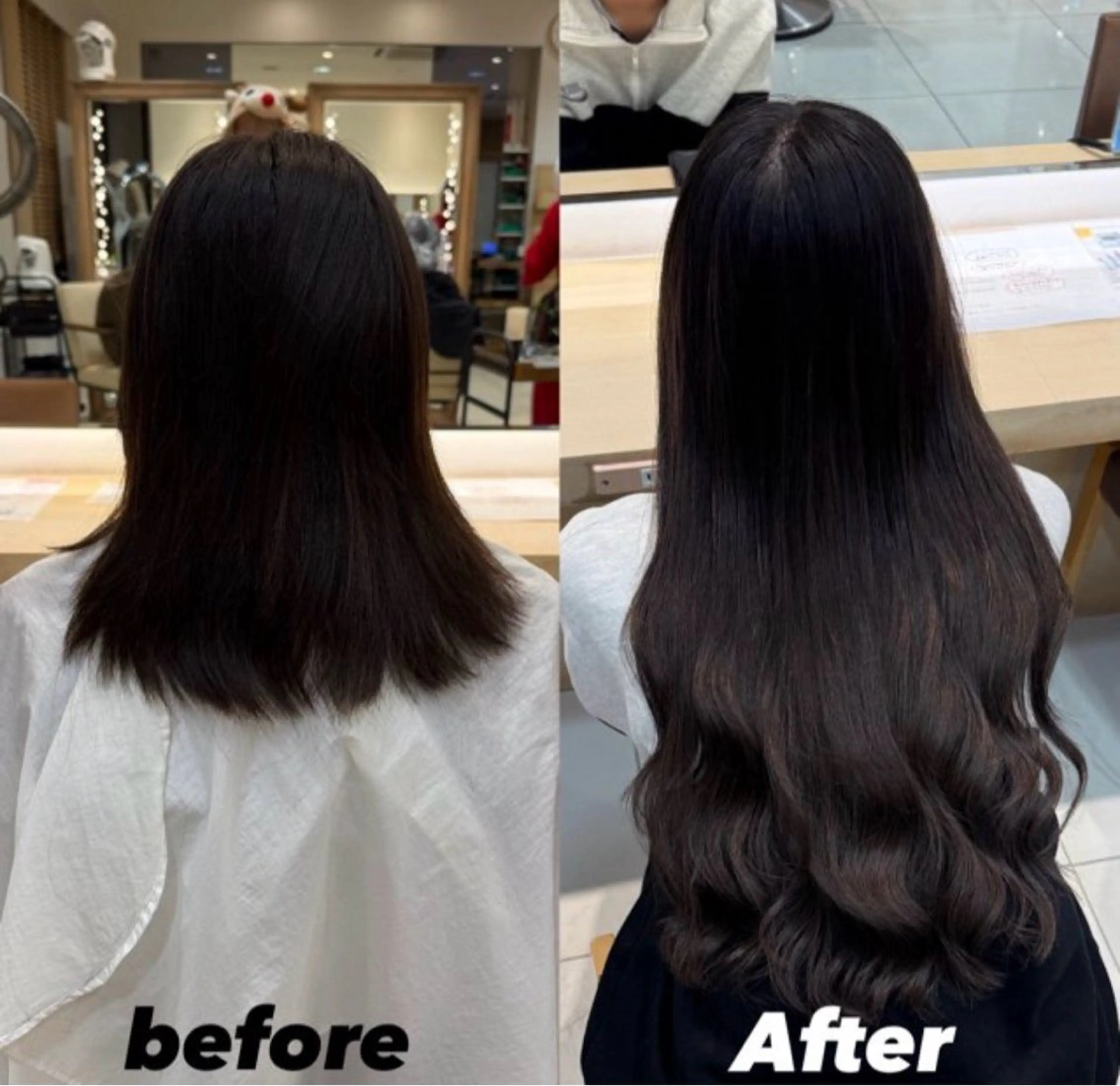 🎀長さだしシールエクステ80本付け放題🎀プレミアム品質【ボブ​〜​ミディアムの方限定✨】の写真