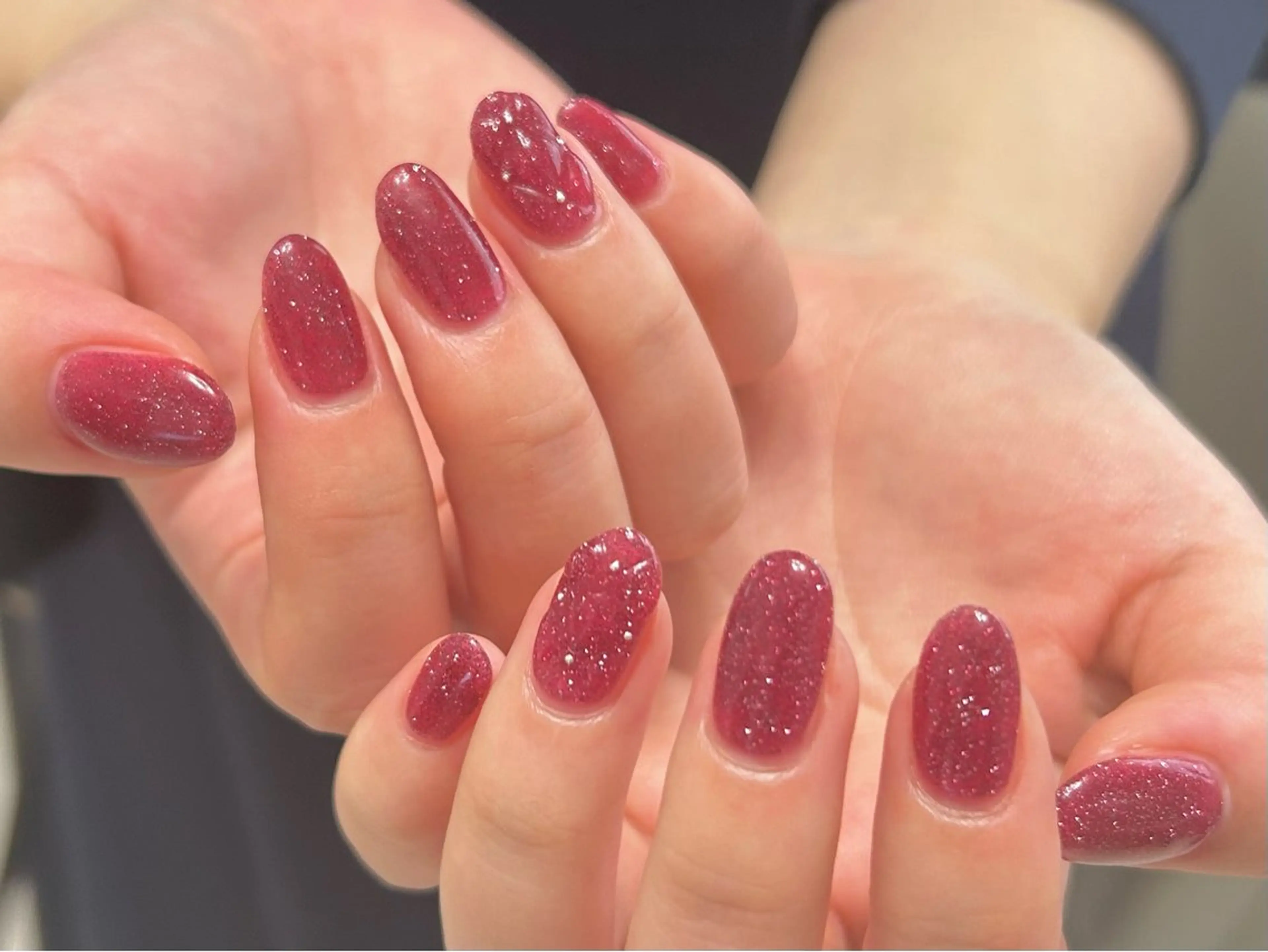 ネイル ジェルネイル ワンカラーネイル パラジェル Lilly nail オーナーMikuのネイルデザイン