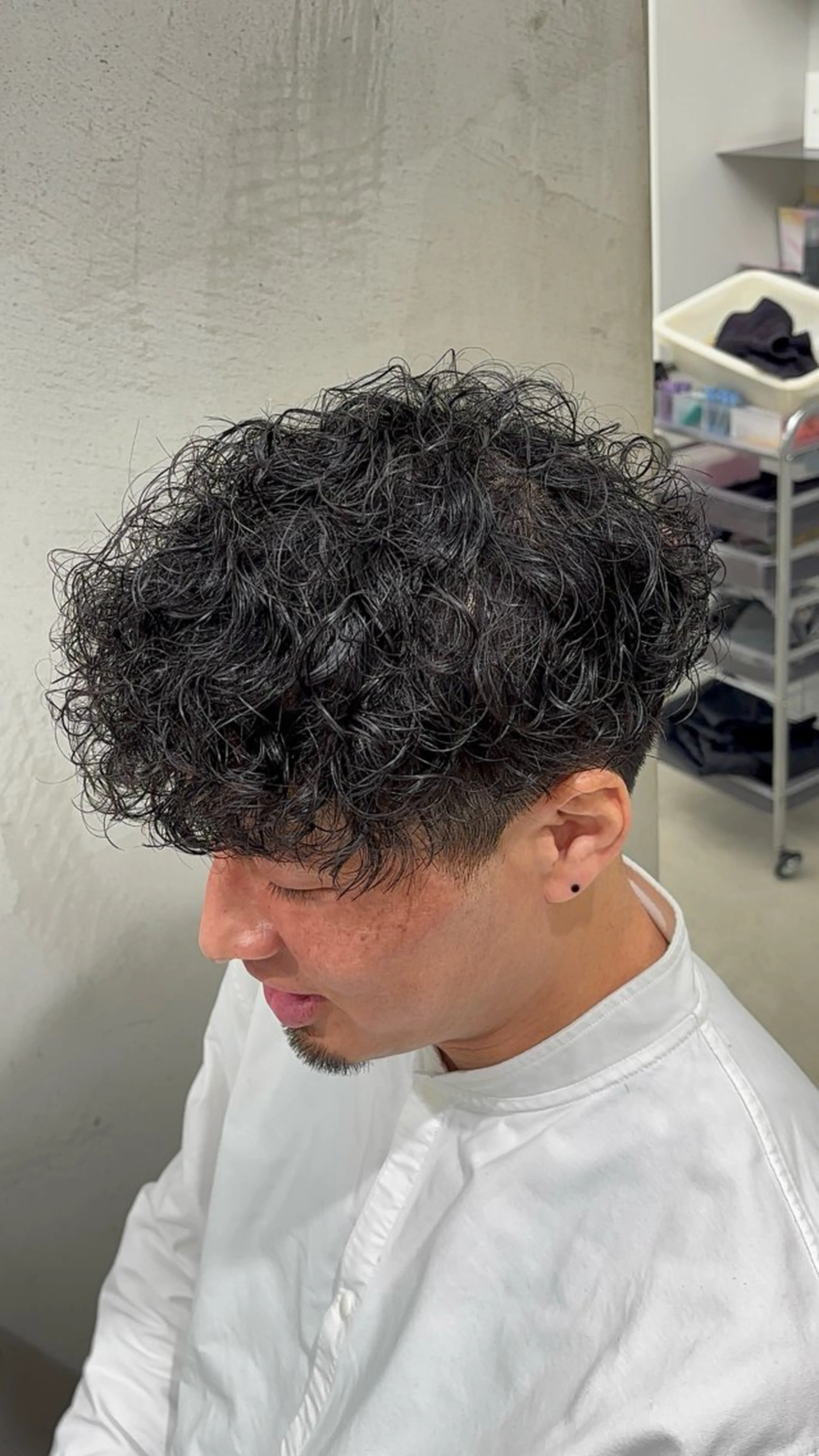 ショート パーマ メンズ カット パーマ 名古屋メンズパーマ /松井生のヘアスタイル