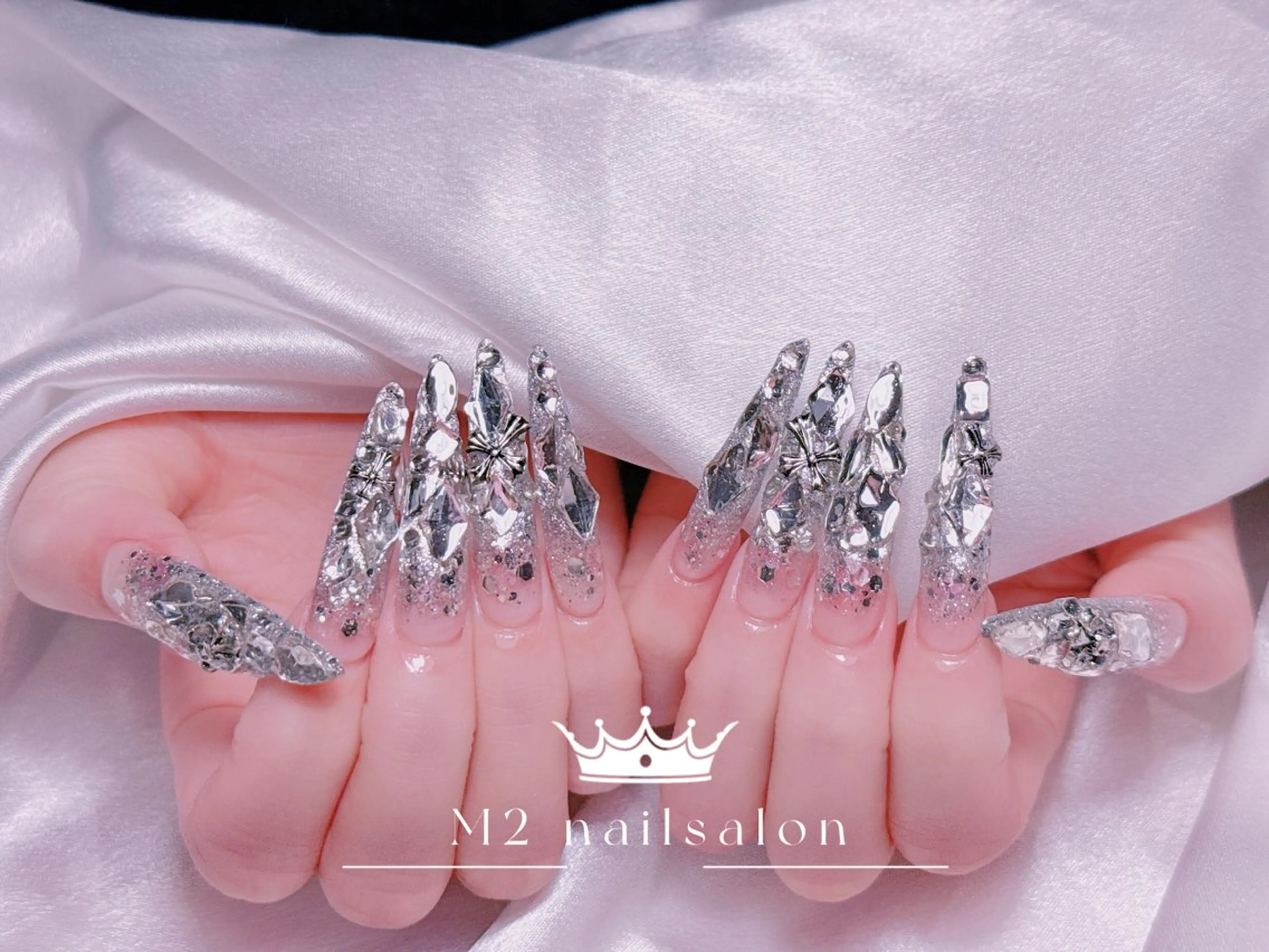 ネイル ハンドネイル 長さだし専門店 M2　rikaのネイルデザイン