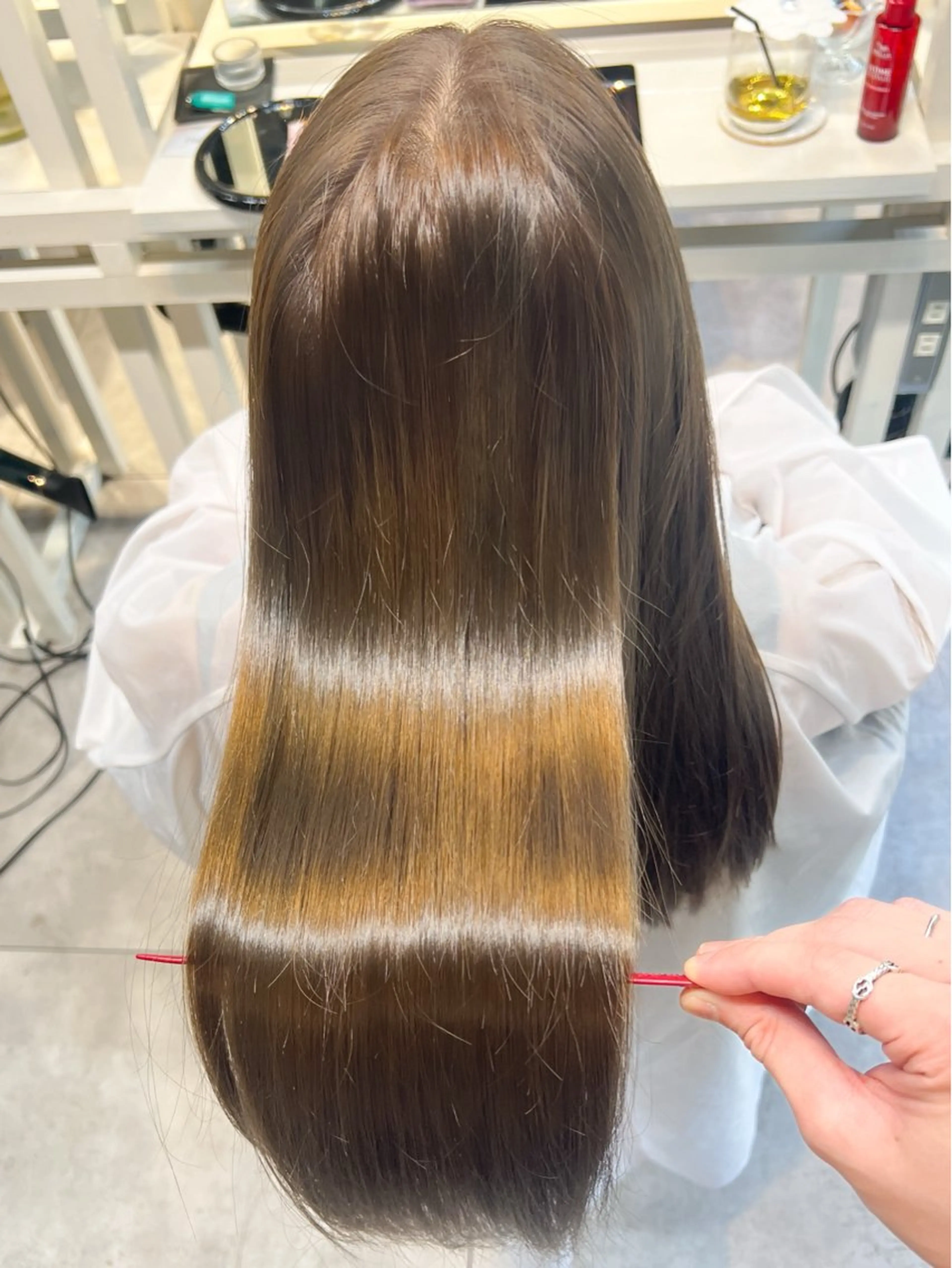 ロング カット ヘアカラー トリートメント 韓国レイヤー× 艶透明感カラー大場のヘアスタイル