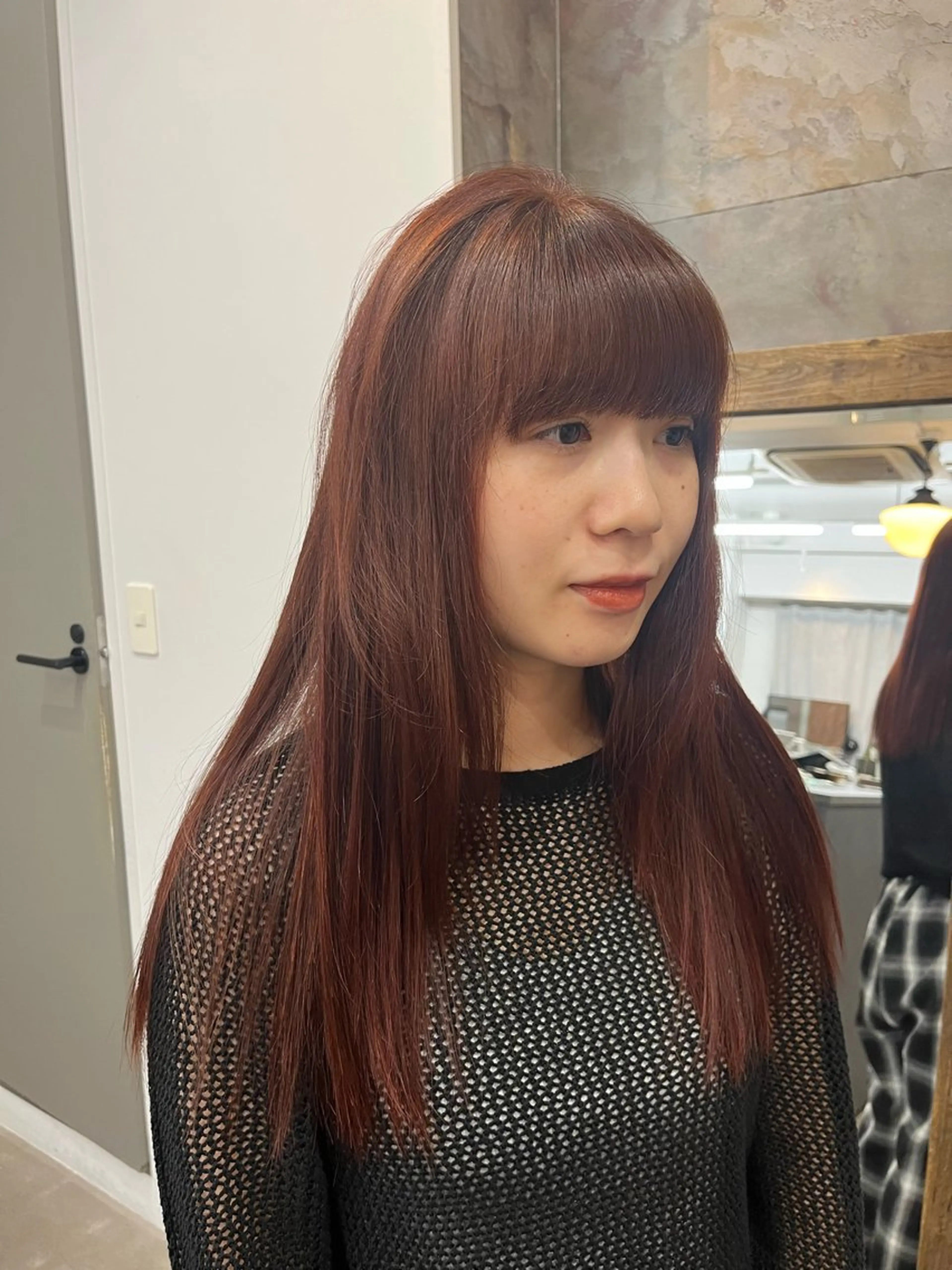 ロング ヘアカラー riko／ SYS by fitのヘアスタイル