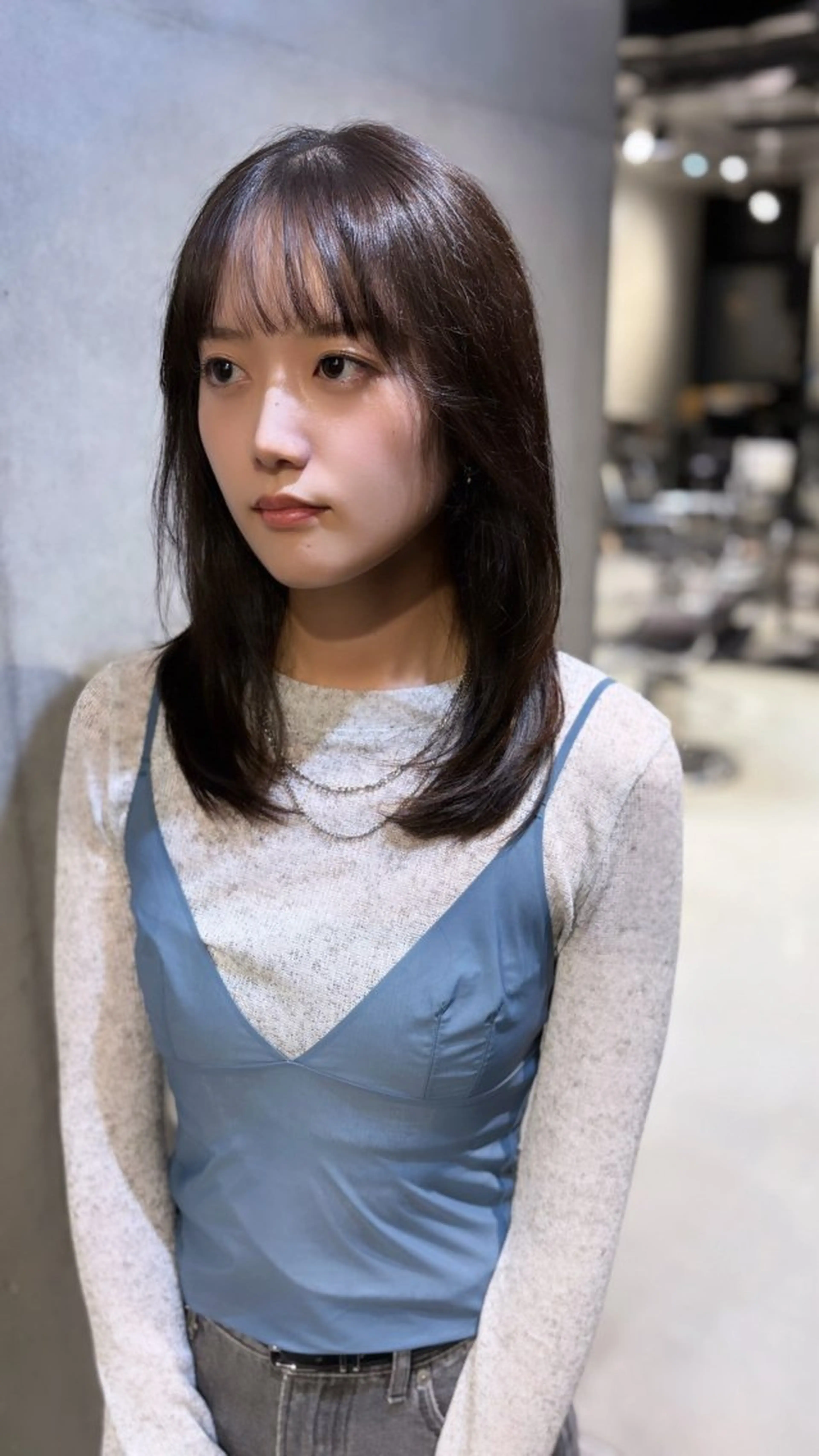 ロング カラー パーマ カット ヘアカラー トリートメント レイヤー/グレージュ 髪質改善/コウスケのヘアスタイル