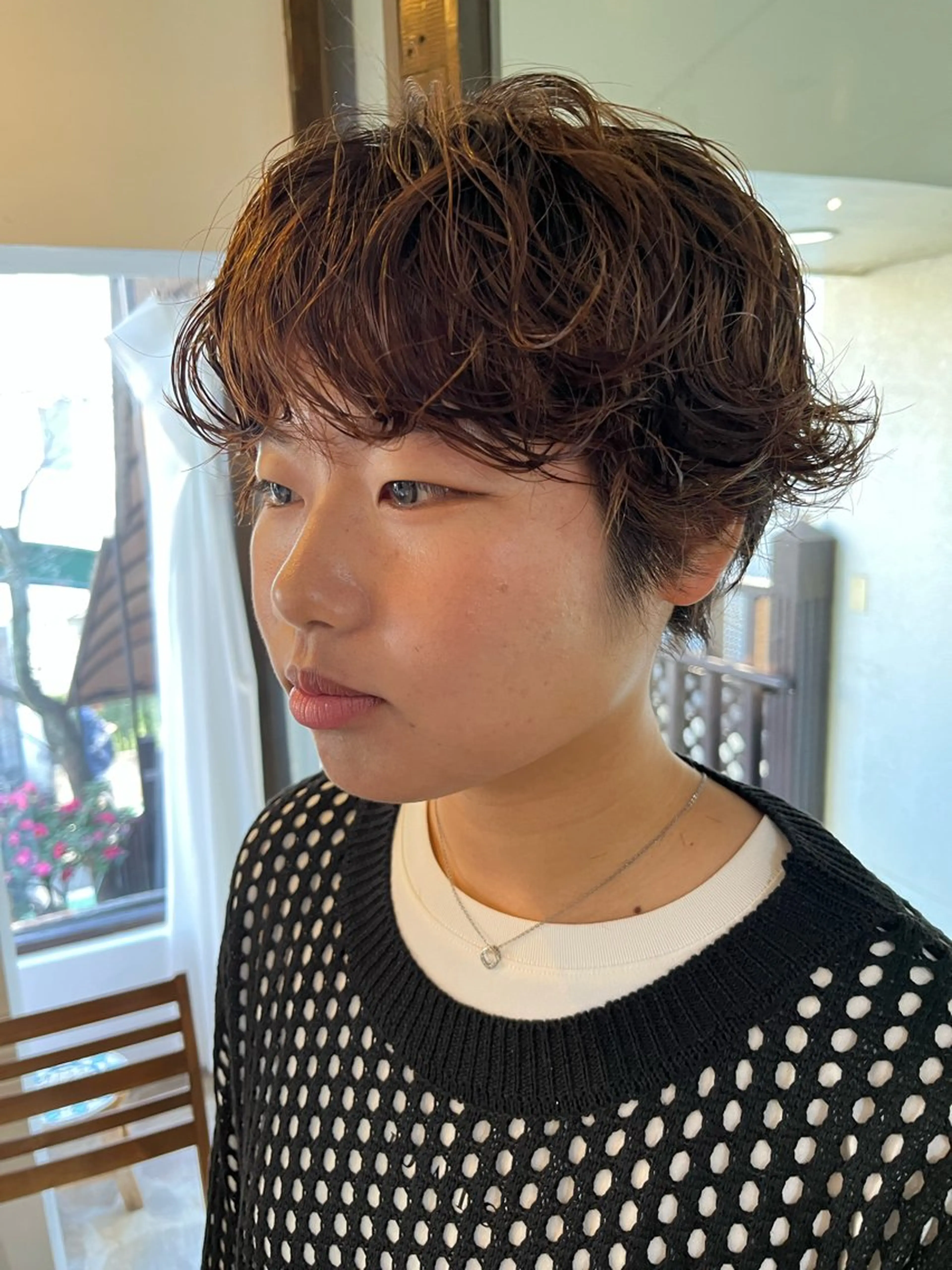 ショート ショートヘア カット パーマ heir studio Baretta所属・似合わせパーマ/ 山本銀次郎のヘアスタイル