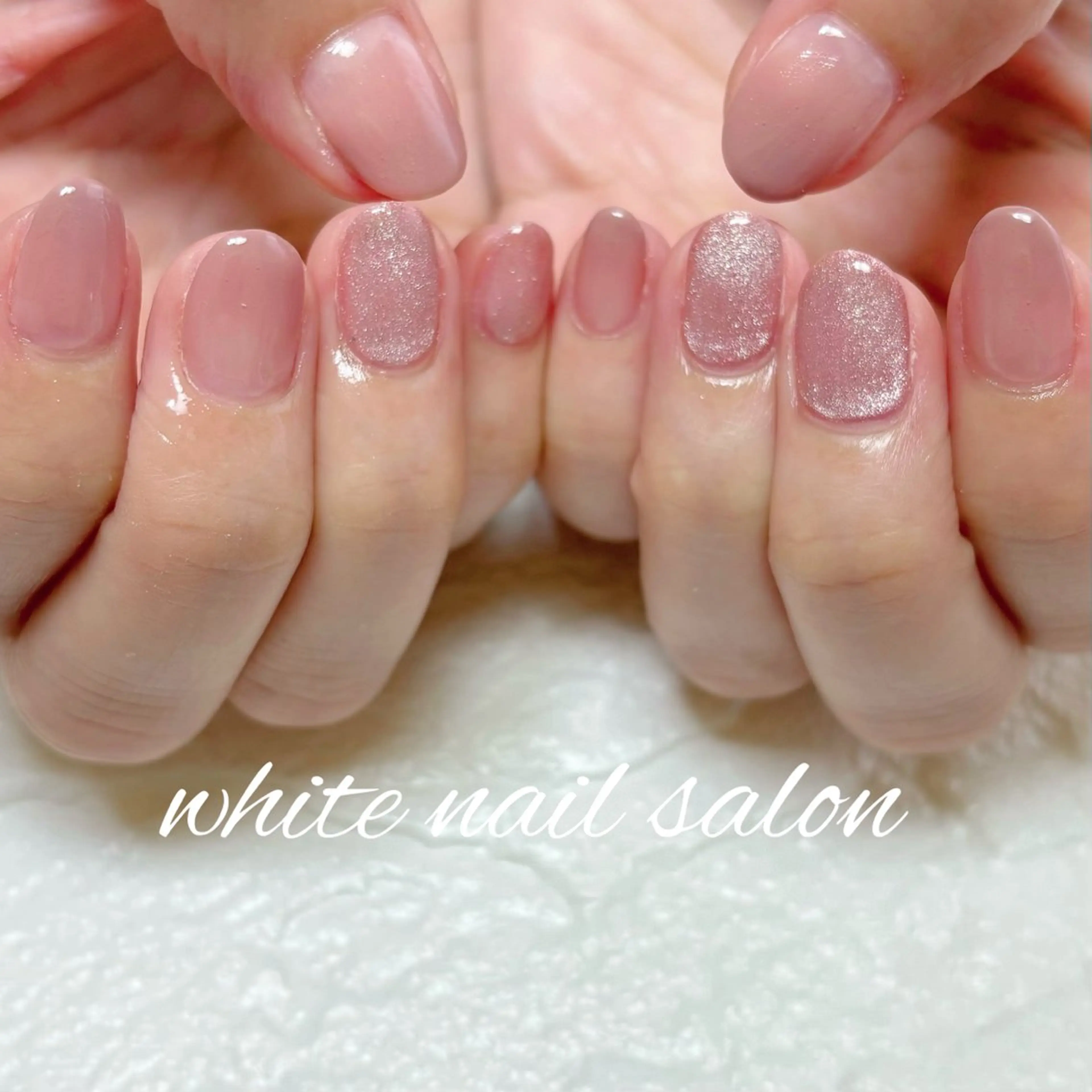 ネイル ホワイト ハンドネイル white nail salonのネイルデザイン