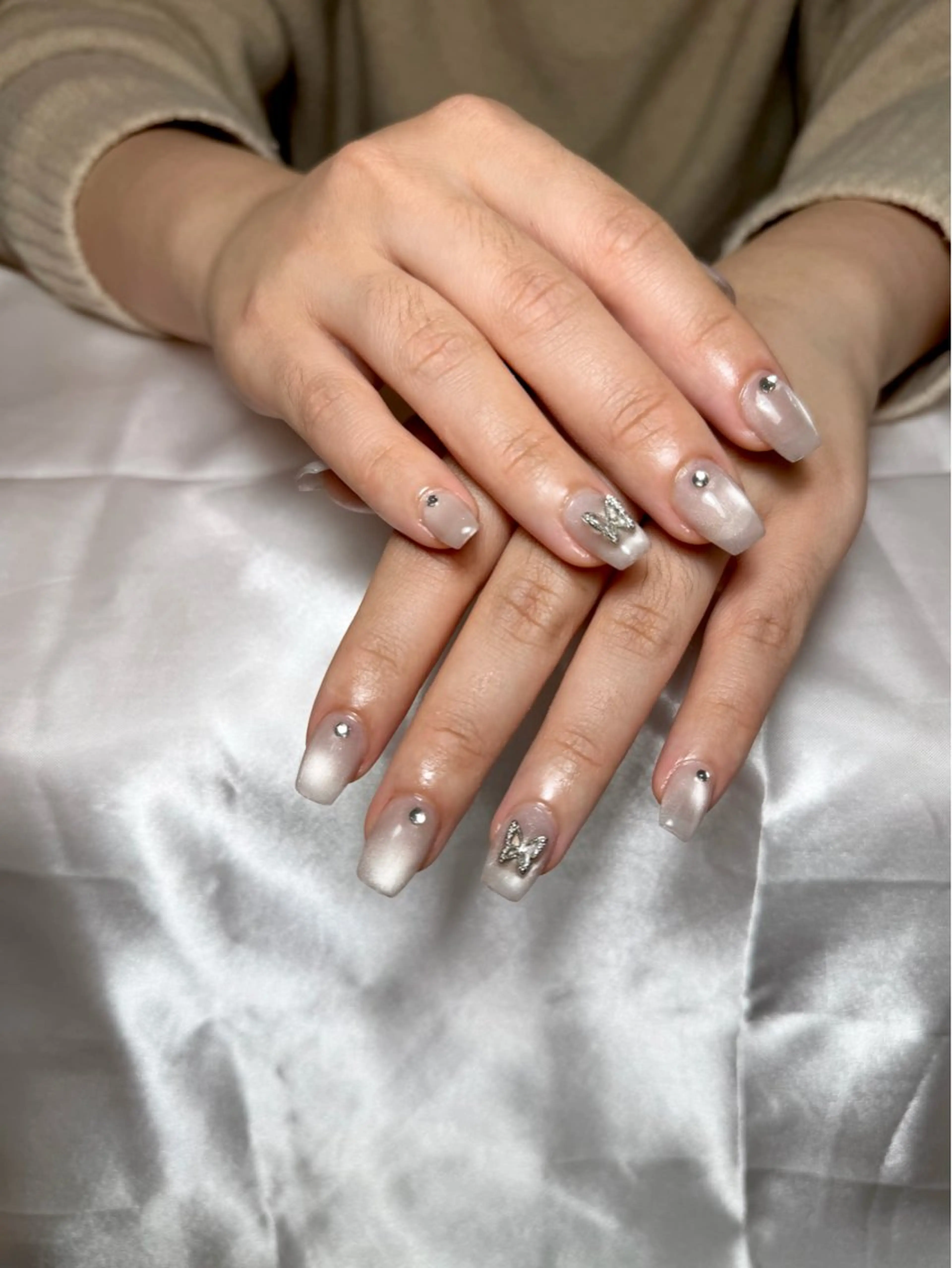 ネイル シンプルネイル Rin Nails Osakaのネイルデザイン