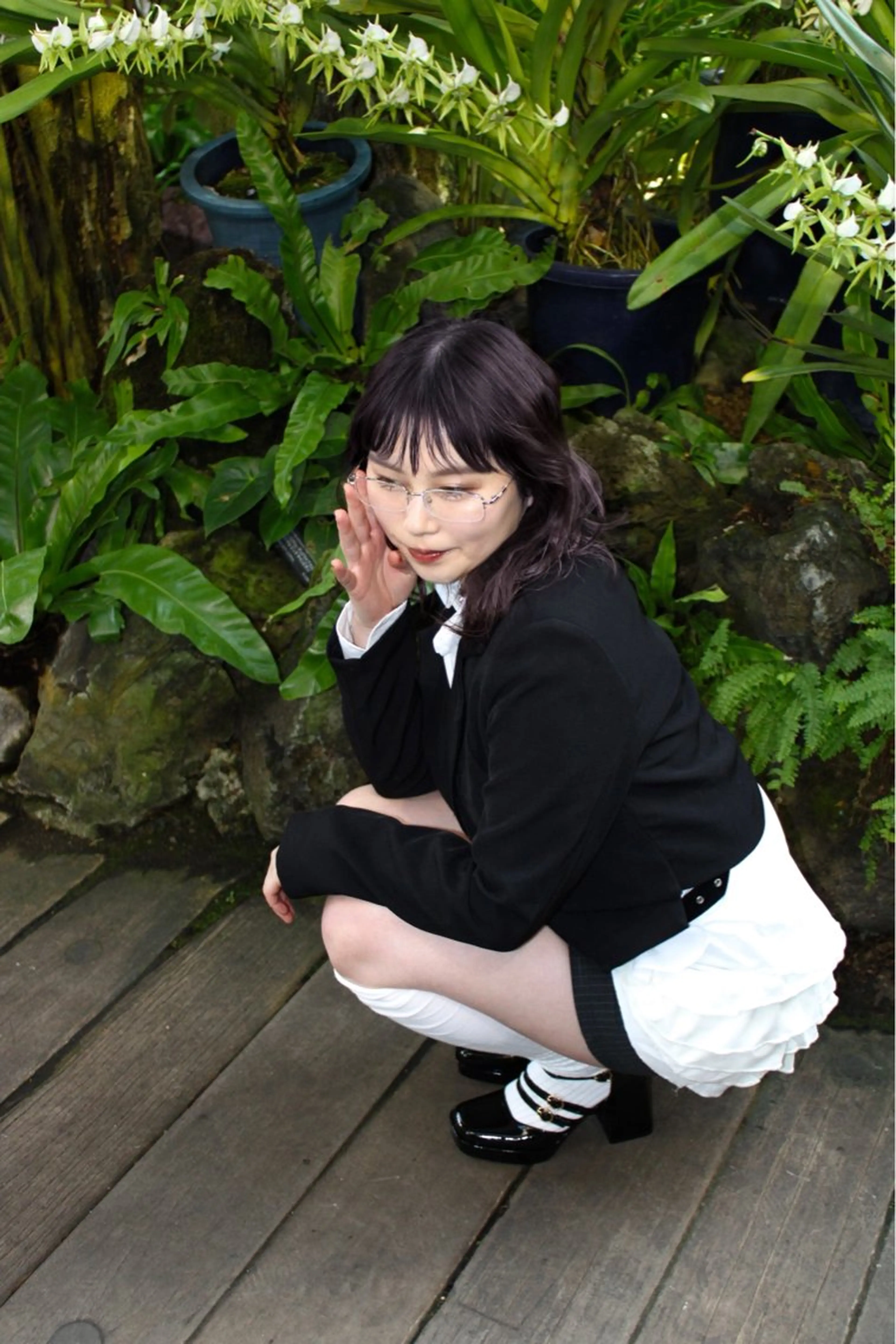 ミディアム カラー ラベンダーカラー ヘアカラー デザインカラー/ハイ トーン/konomiのヘアスタイル