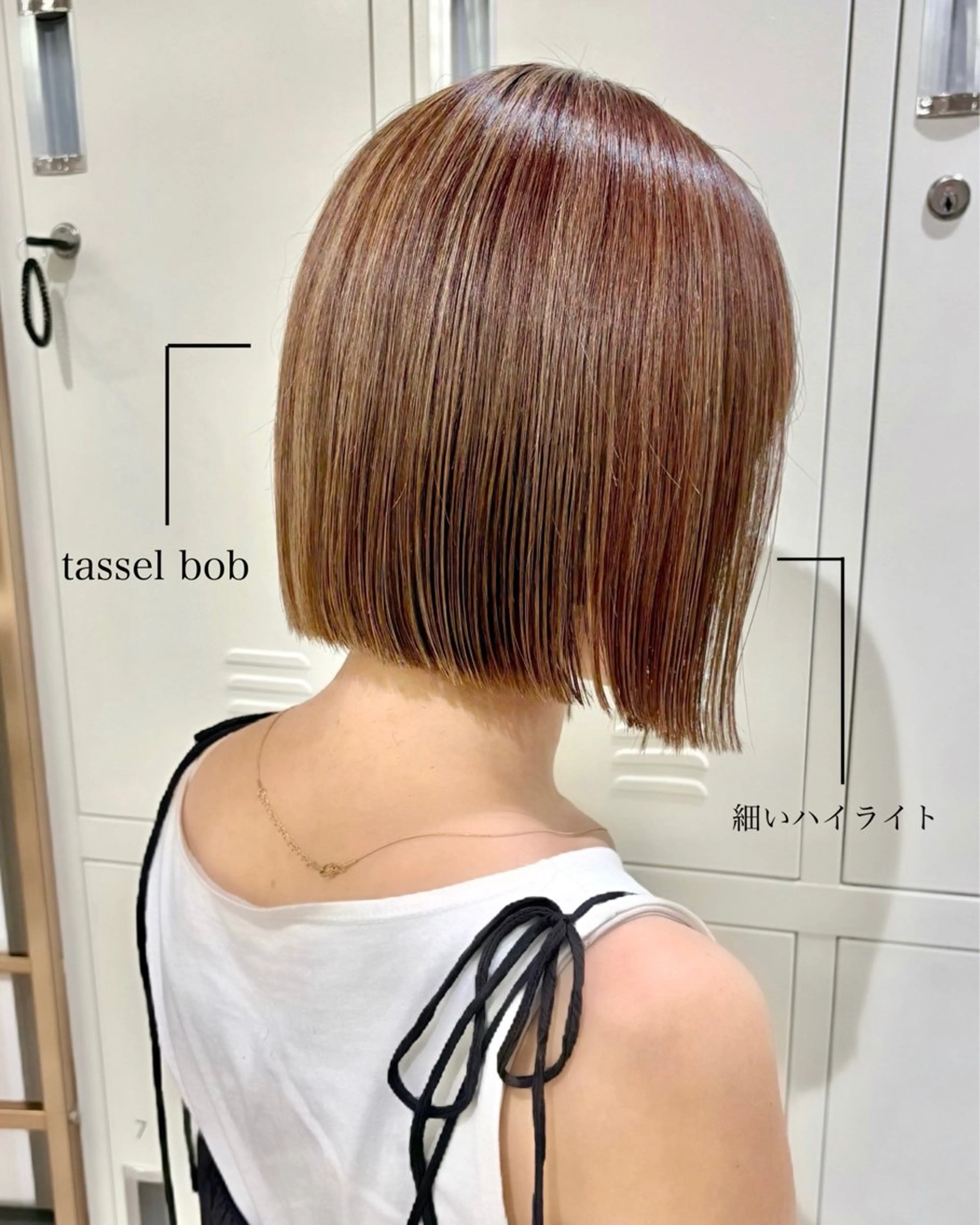 ショート カラー 切りっぱなしボブ ショートボブ 丸みショート ハイライトカラー ボブ カット ヘアカラー トリートメント ショート/ボブ/ 透明感カラー/ほのかのヘアスタイル