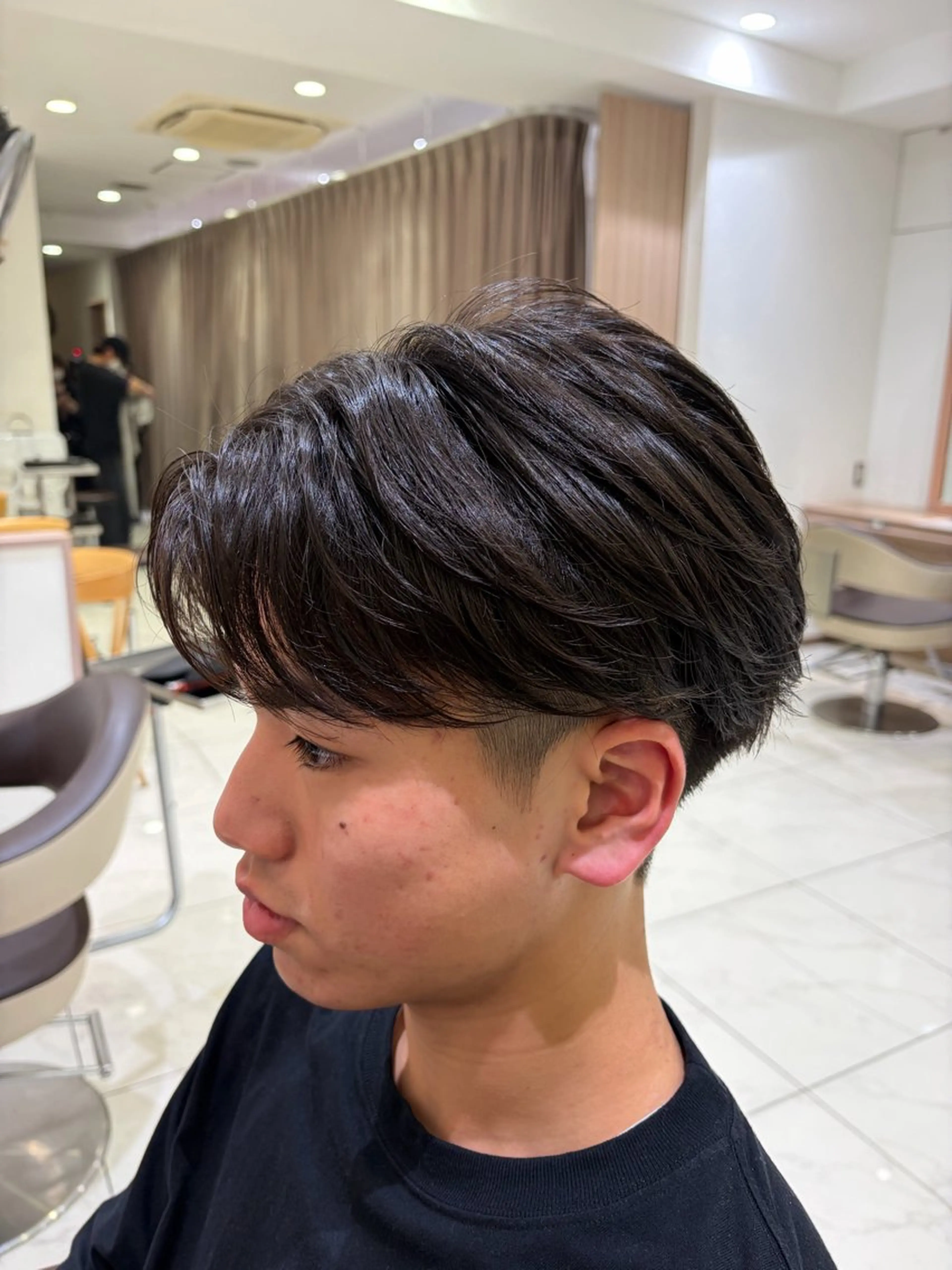 メンズ カット 縮毛矯正 メンズ毛流れ 縮毛特化/土屋丈のヘアスタイル