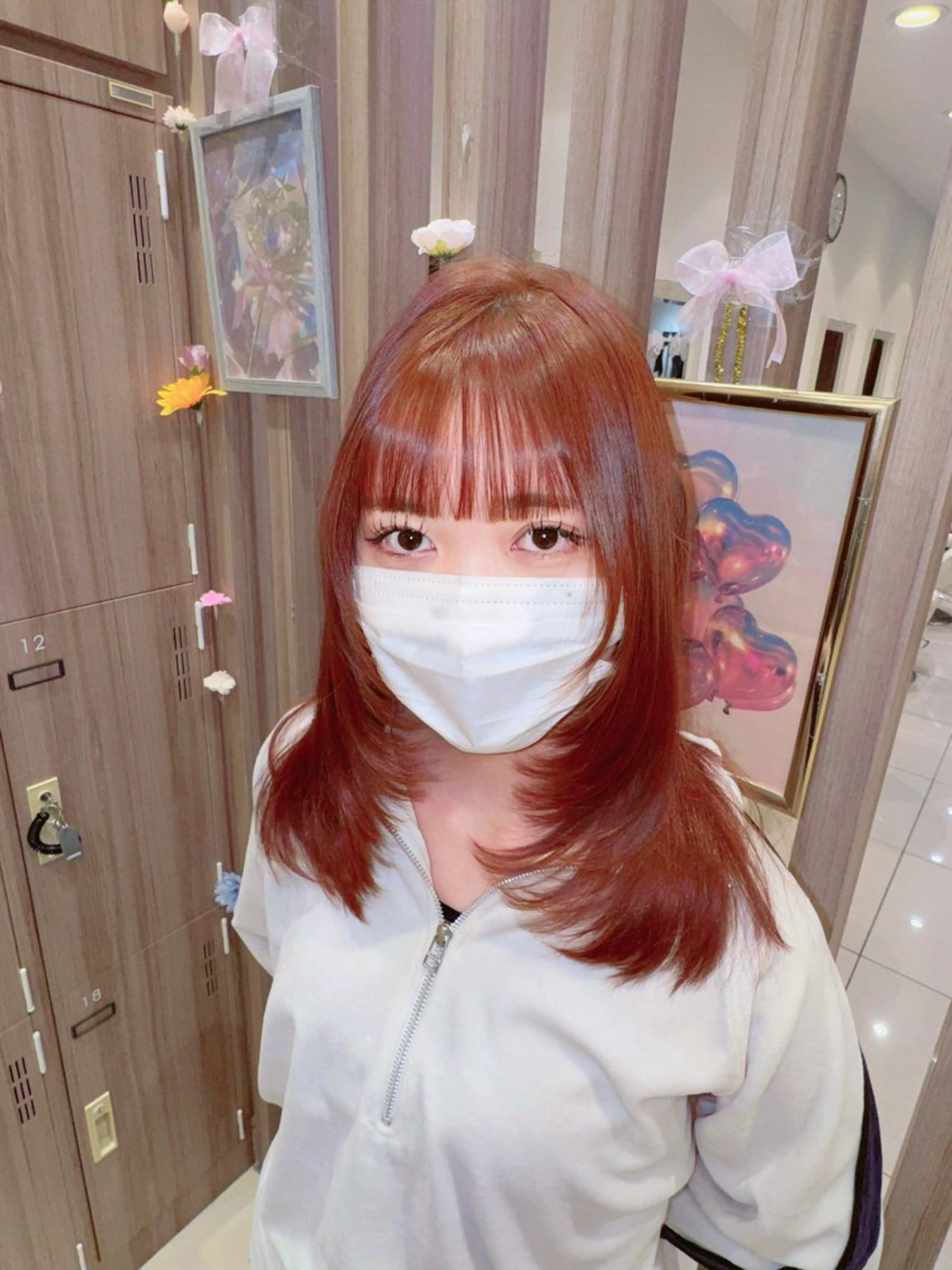 ミディアム レイヤーカット カット 横浜/韓国/レイヤー カット/ユイナ🎀のヘアスタイル