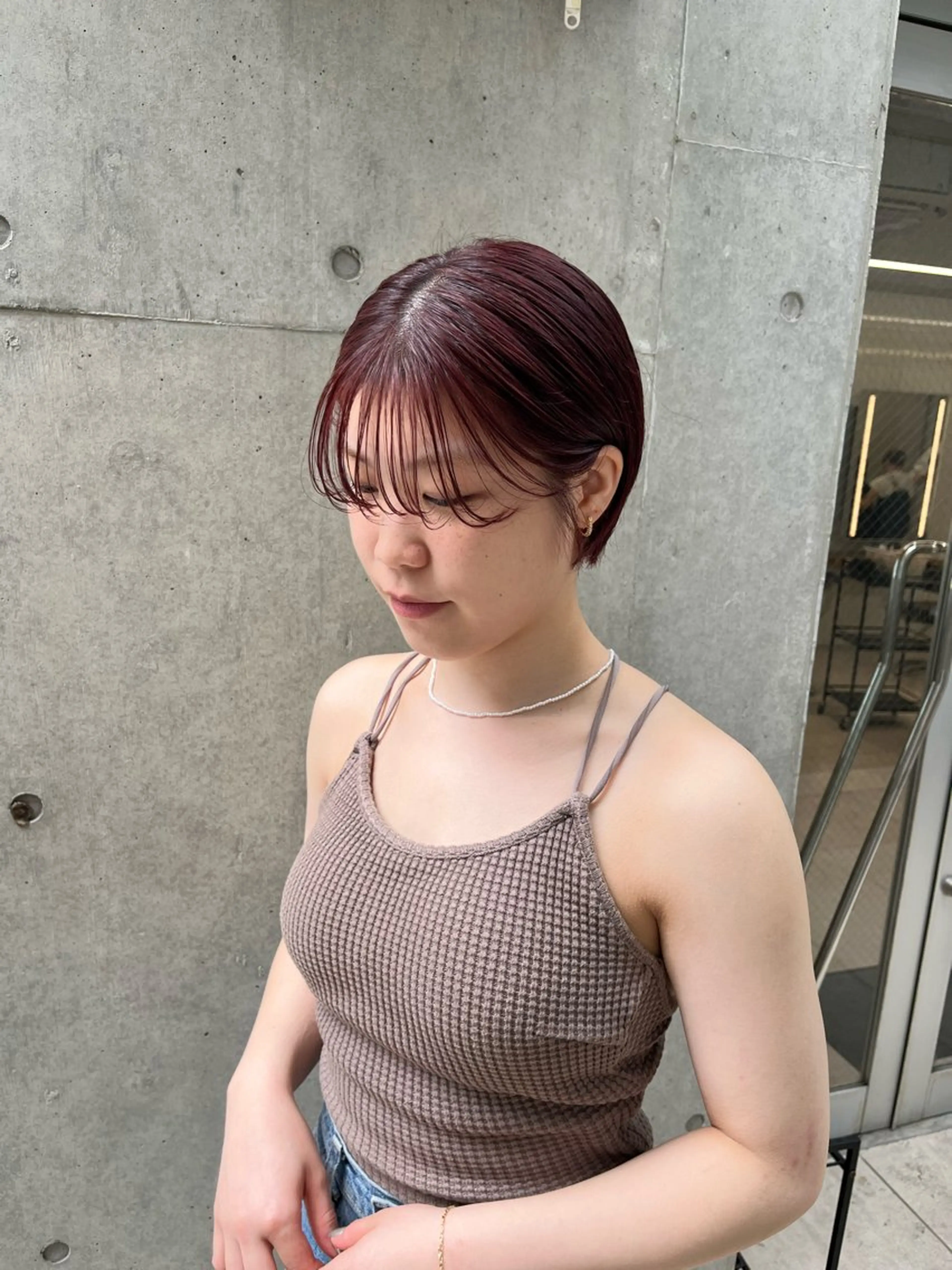 ショート カラー ボブ&艶髪透明感 カラー♡TOMOE♡のヘアスタイル