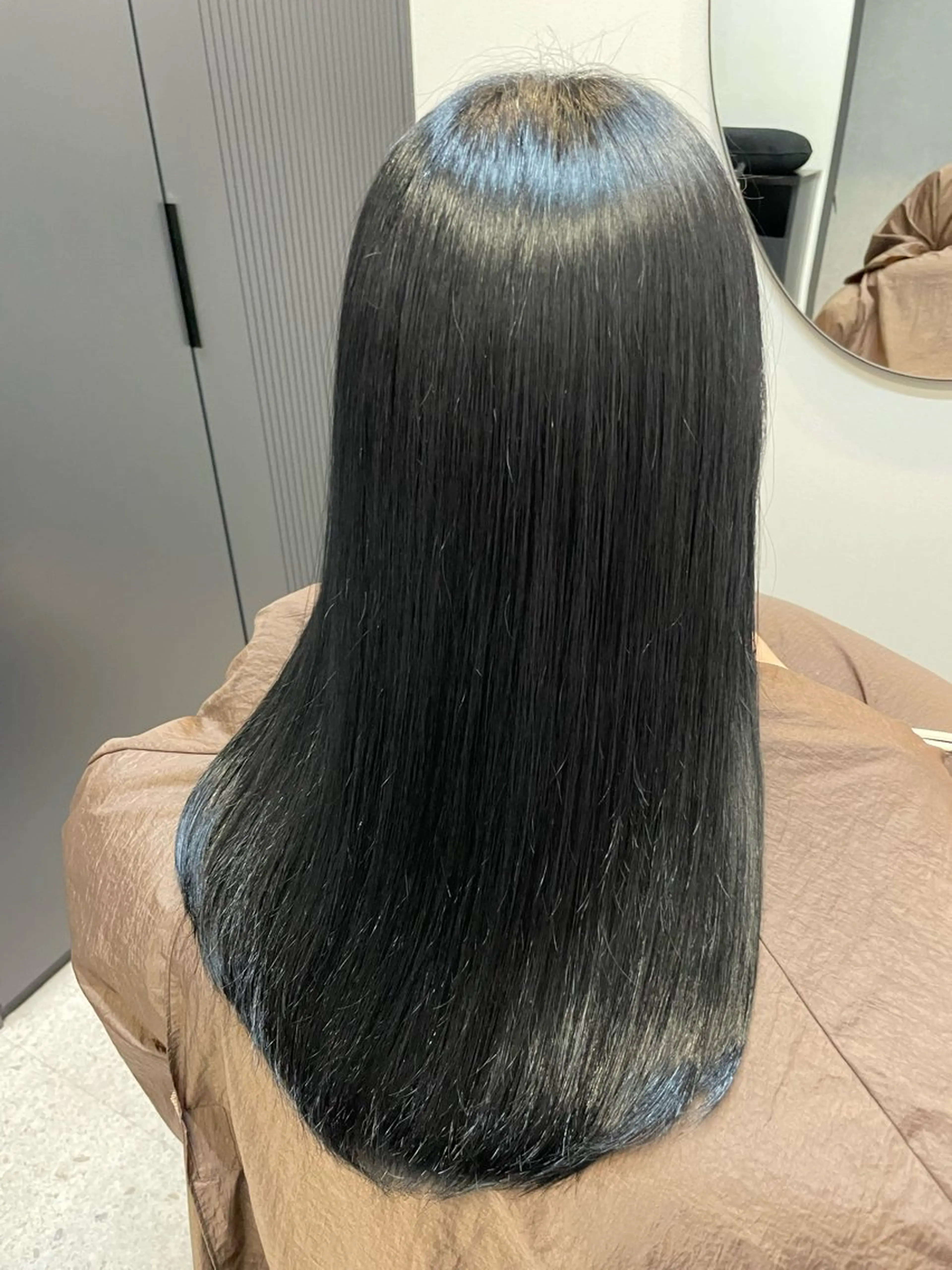 セミロング ヘアアレンジ カット 縮毛矯正 宇野 颯太のヘアスタイル