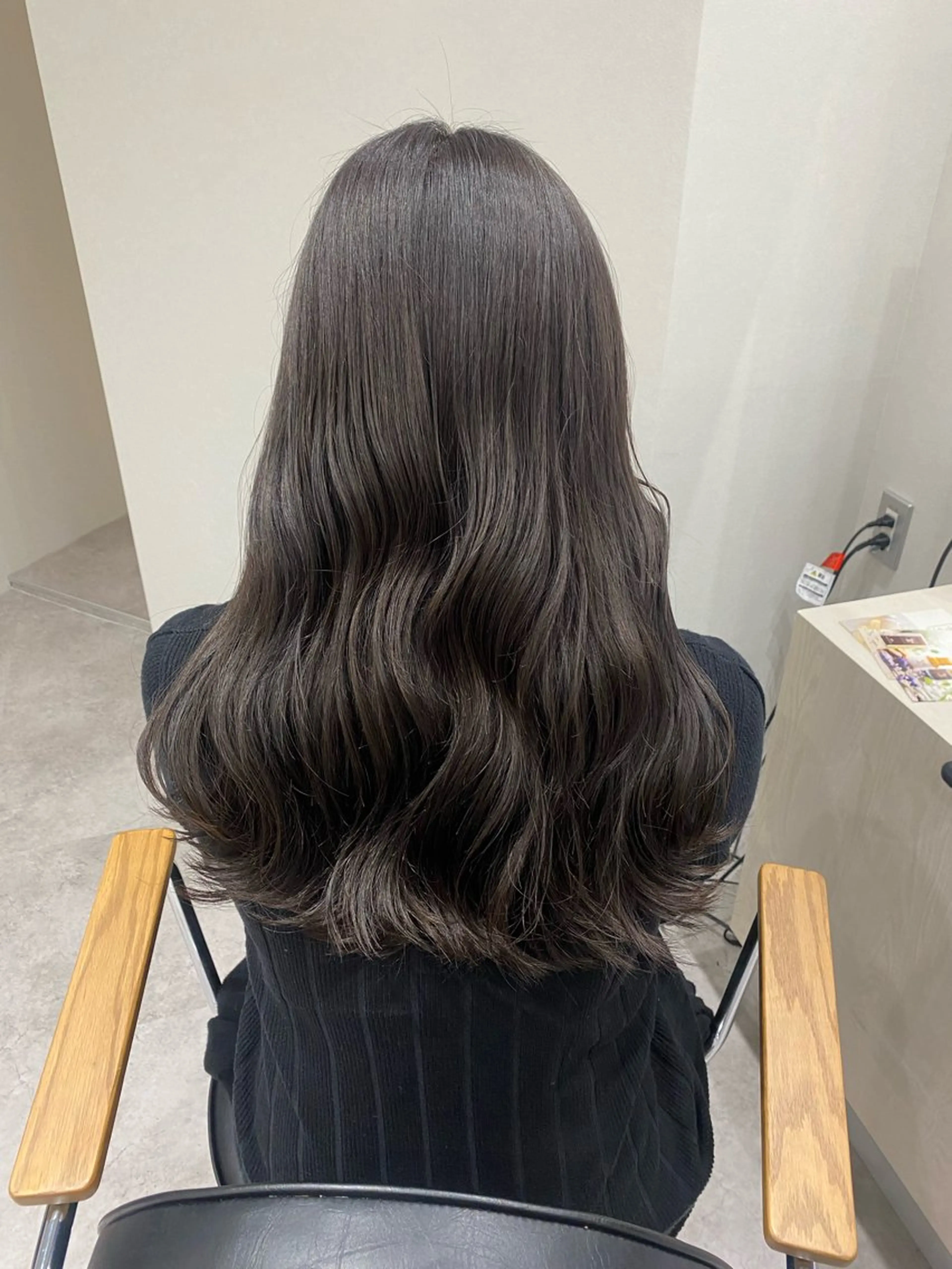 ミディアム カラー ヘアアレンジ グレージュ ヘアカラー ボブ /ニュアンス/ satomi🧸💖のヘアスタイル