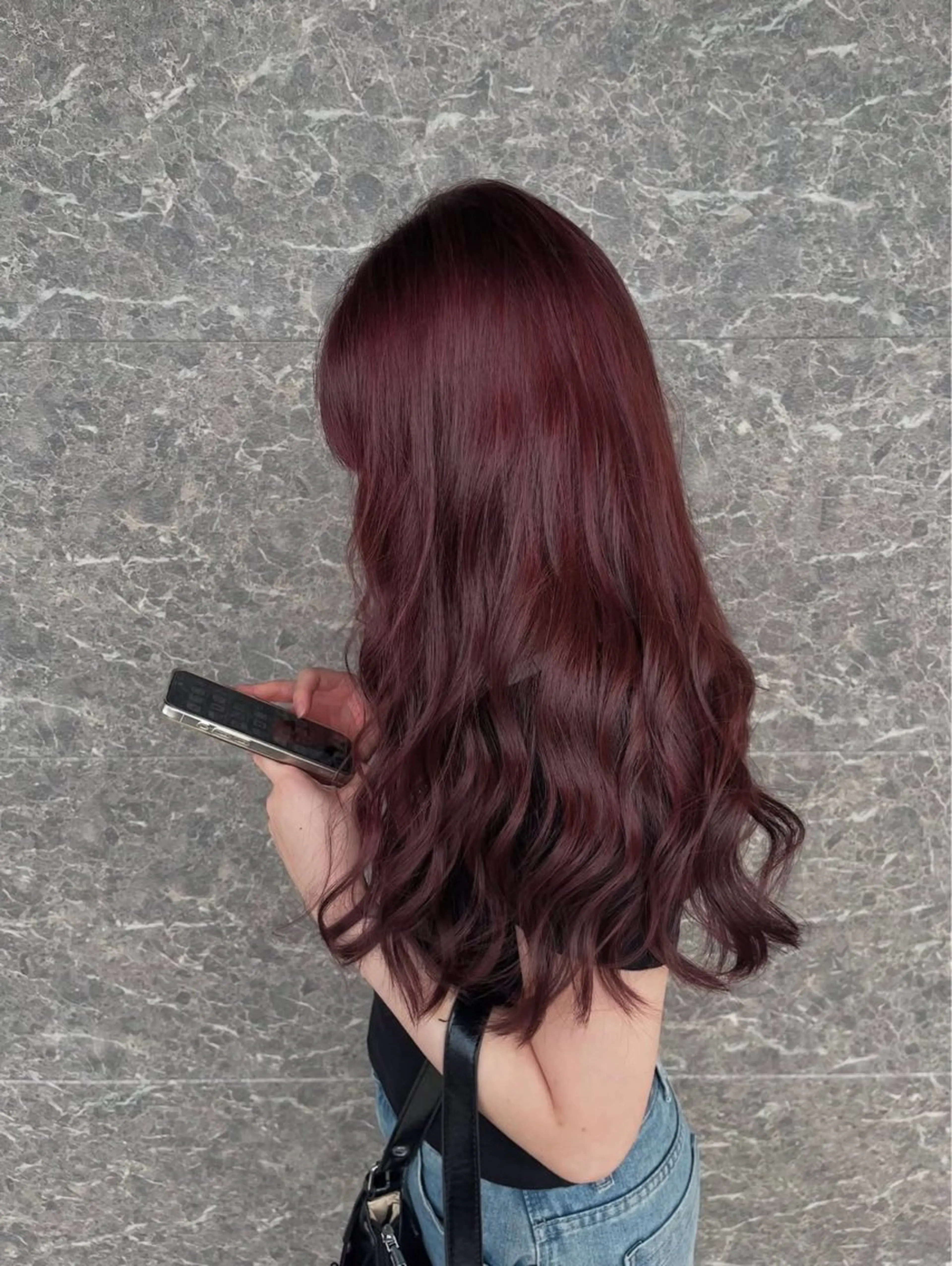 ロング カラー ヘアカラー トリートメント 織部 望のヘアスタイル