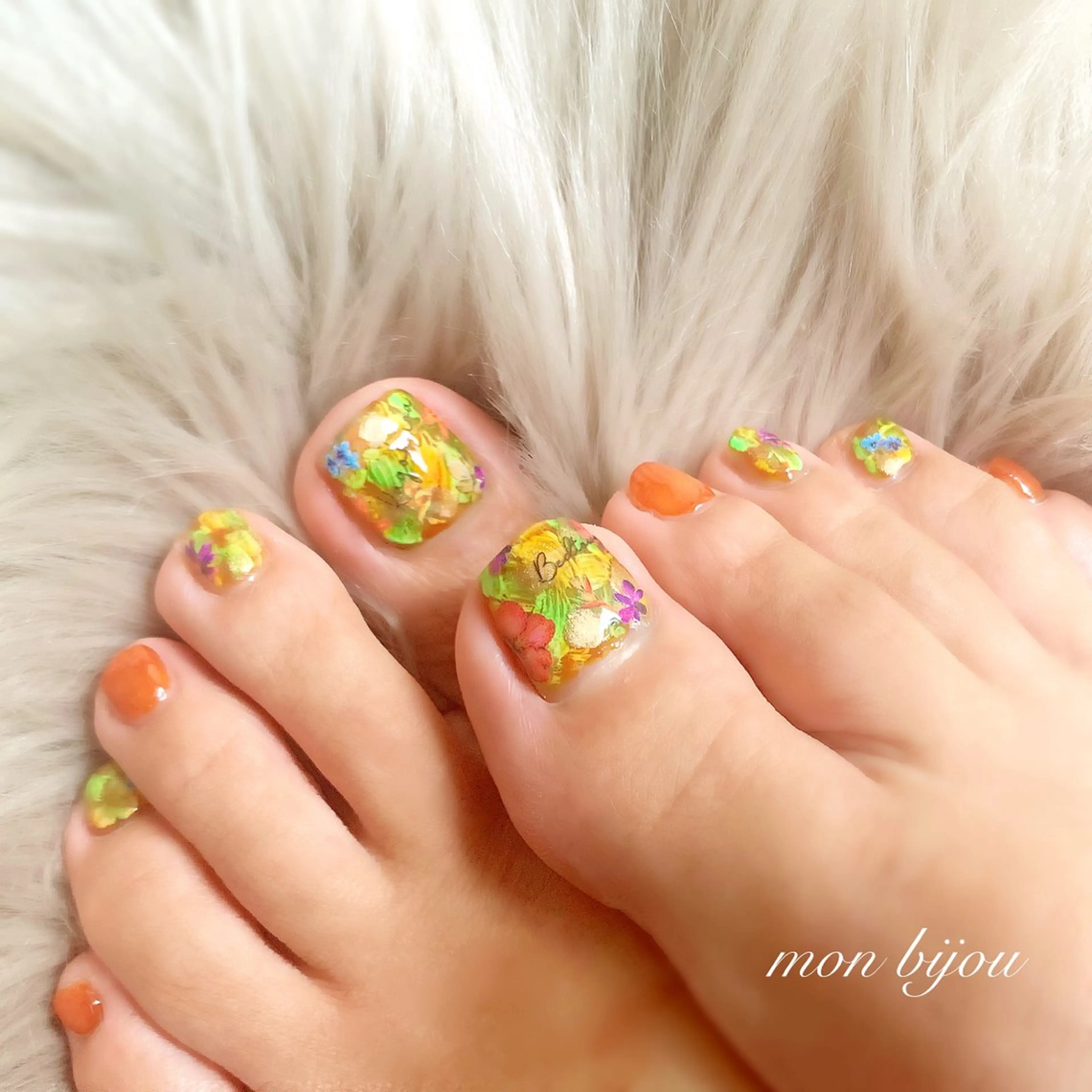 ネイル アートネイル フットネイル フットネイル mon bijou 坪井のネイルデザイン