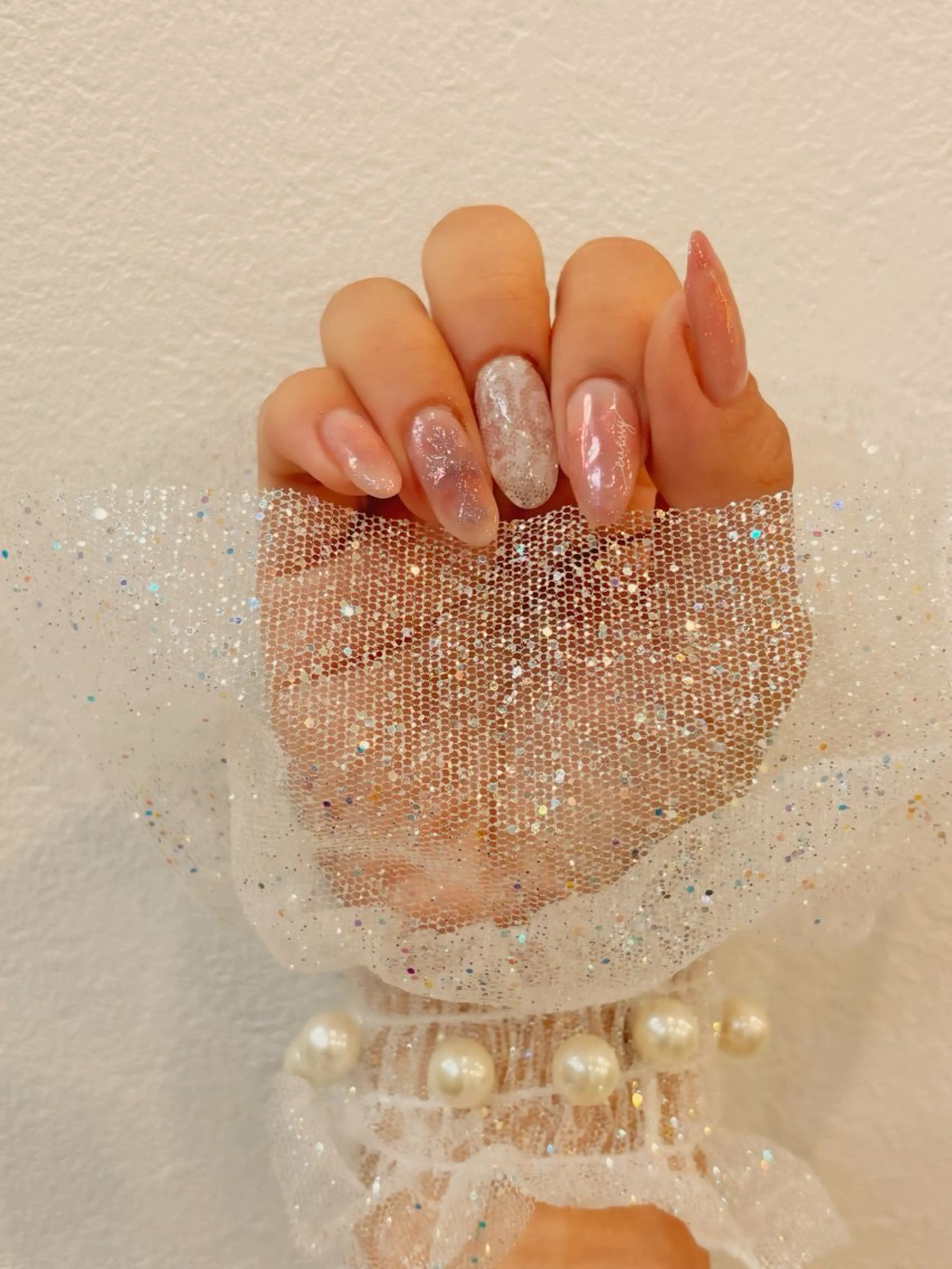ネイル レース ハンドネイル 🤫噂のネイリスト Miyuuのネイルデザイン